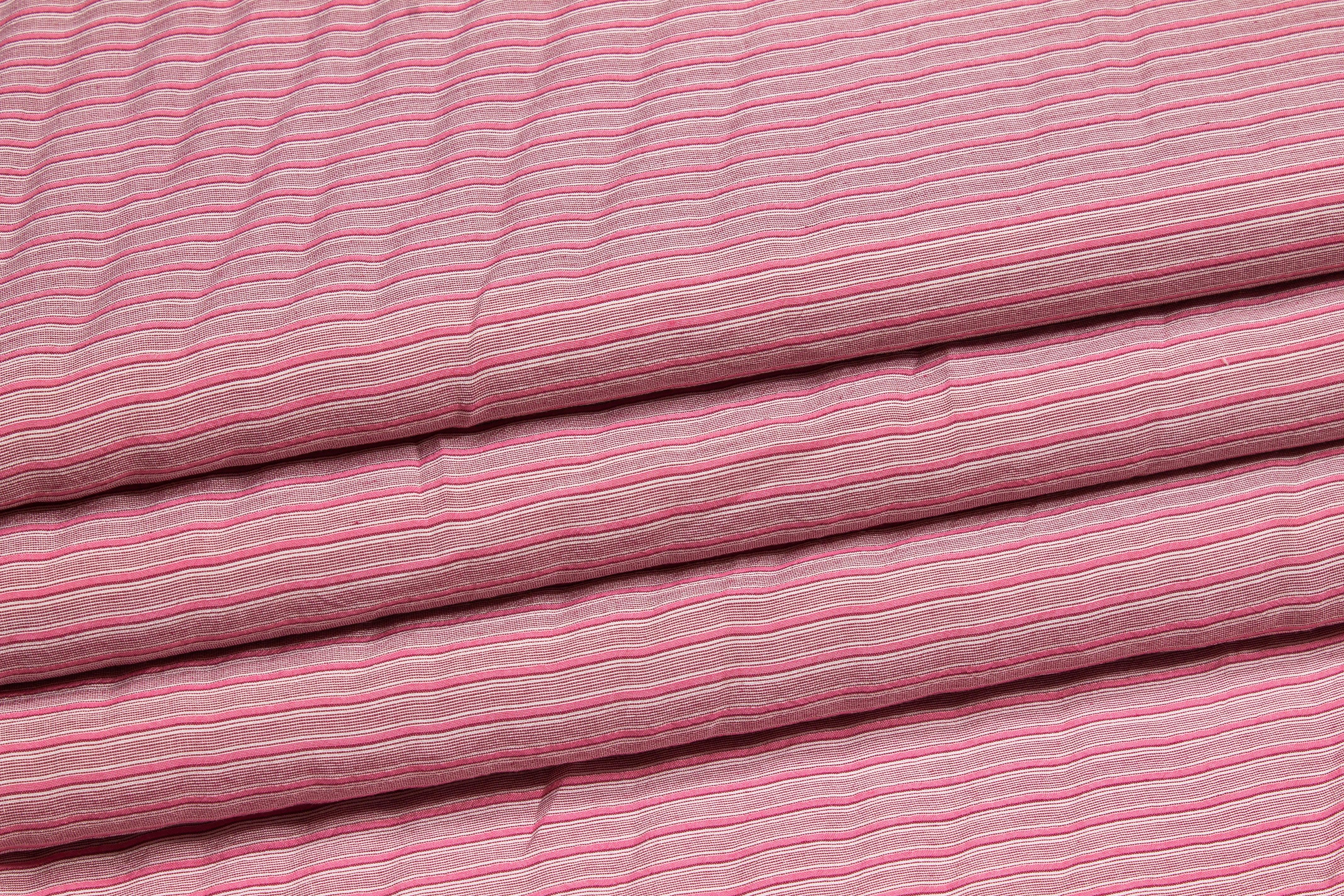 Striped Cotton Voile - Pink - Prime Fabrics