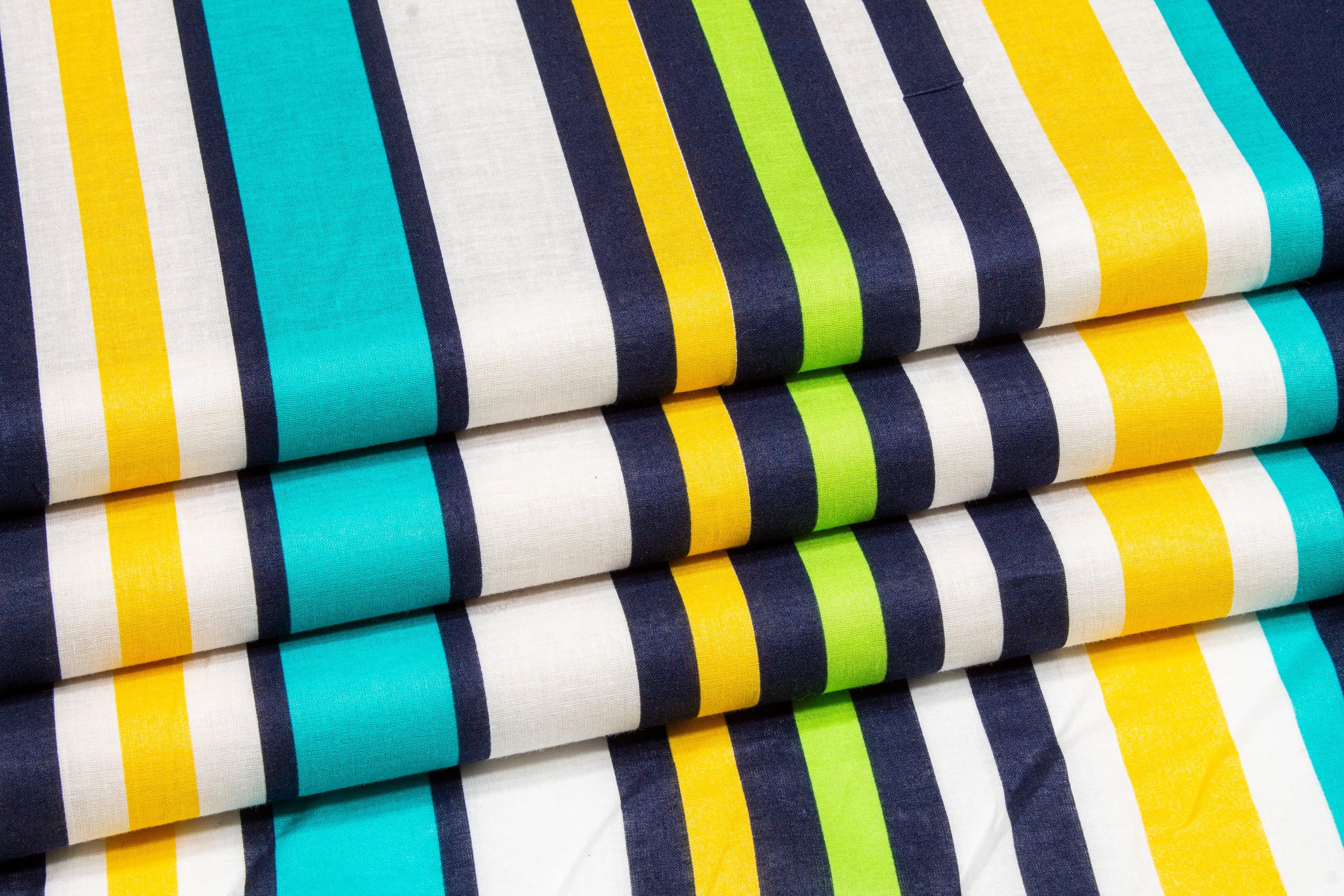 Striped Cotton Voile - Multicolor - Prime Fabrics