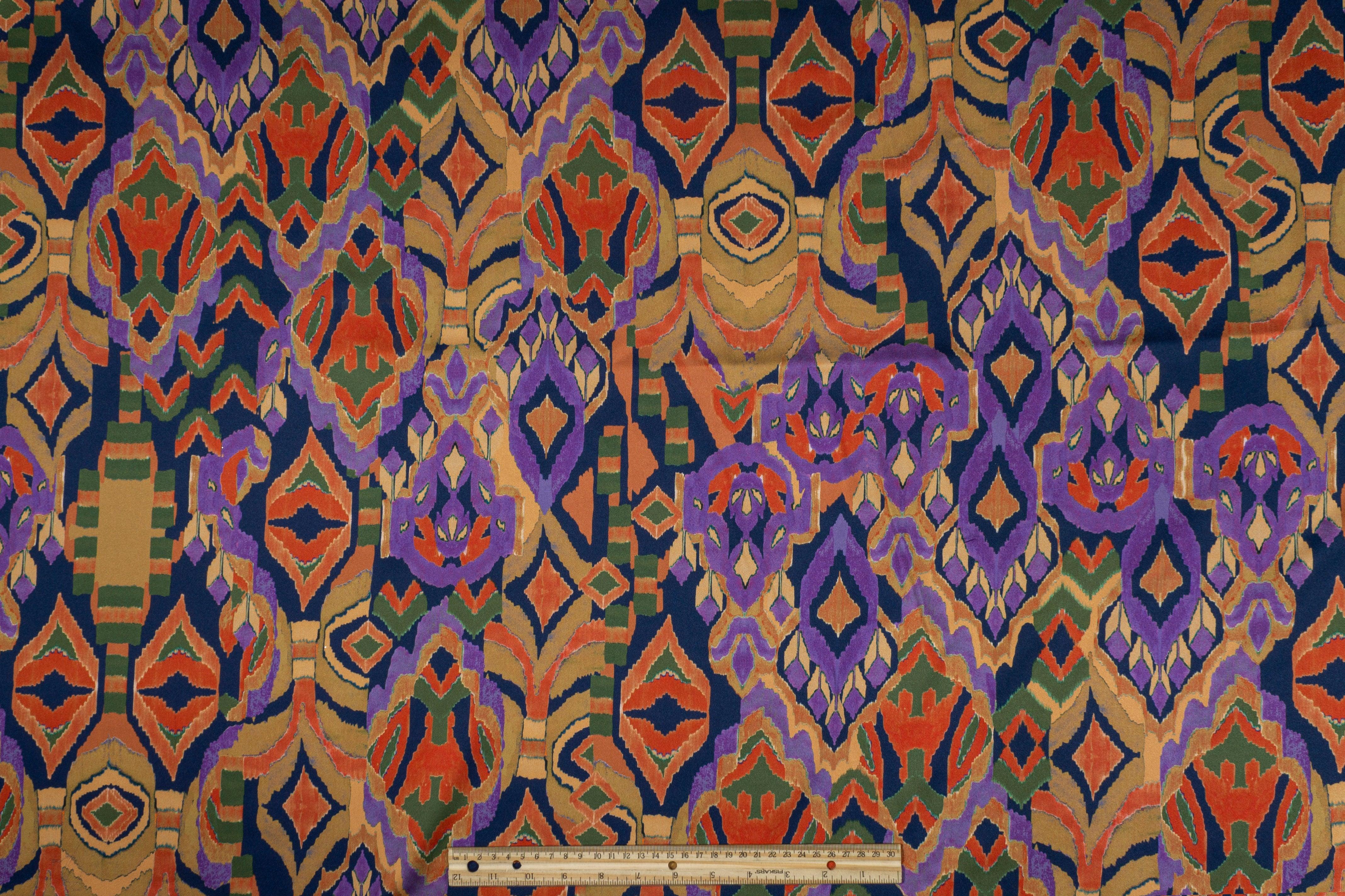 Multicolor Italian Acetate Charmeuse - Prime Fabrics