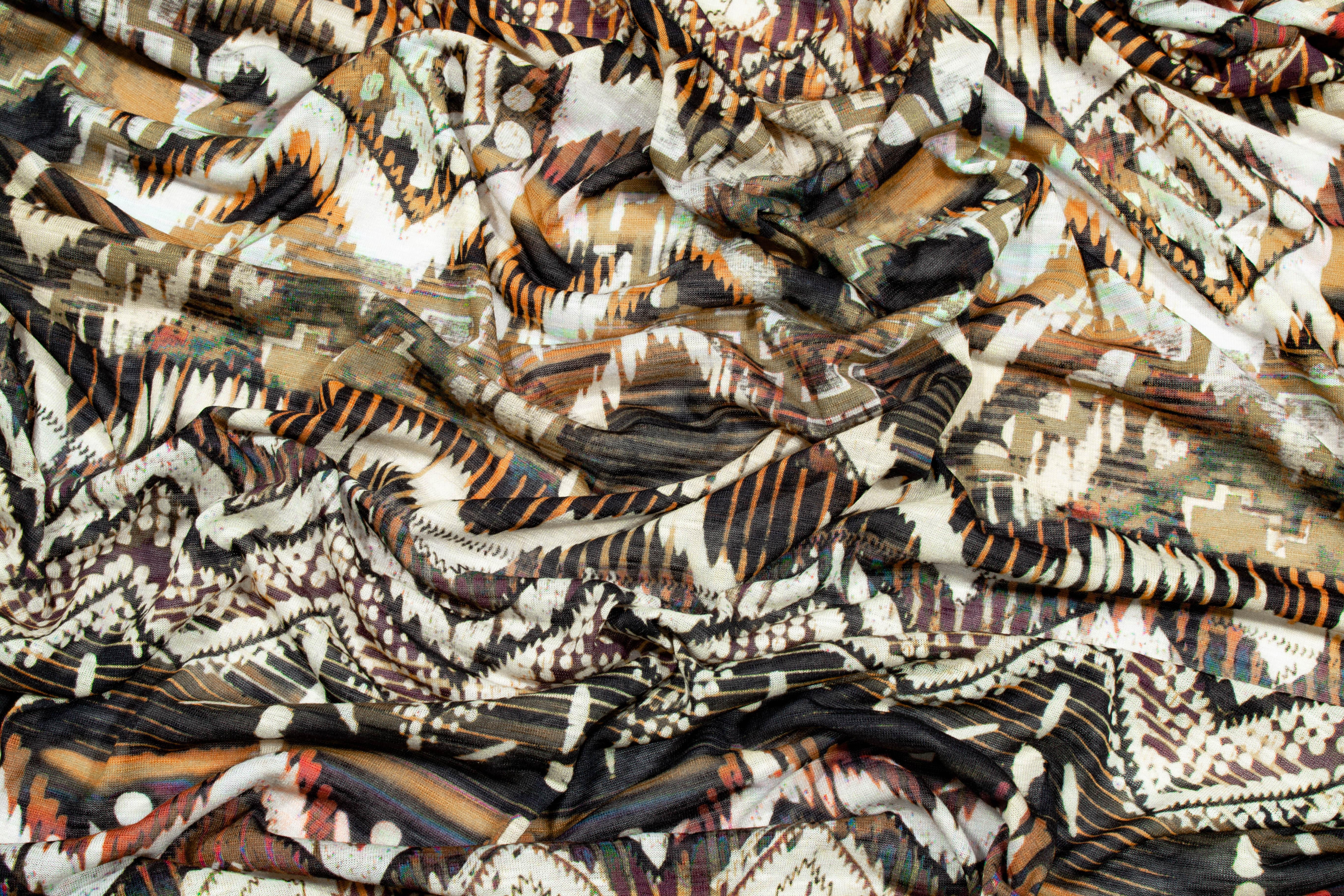 Abstract Viscose Jersey - Prime Fabrics