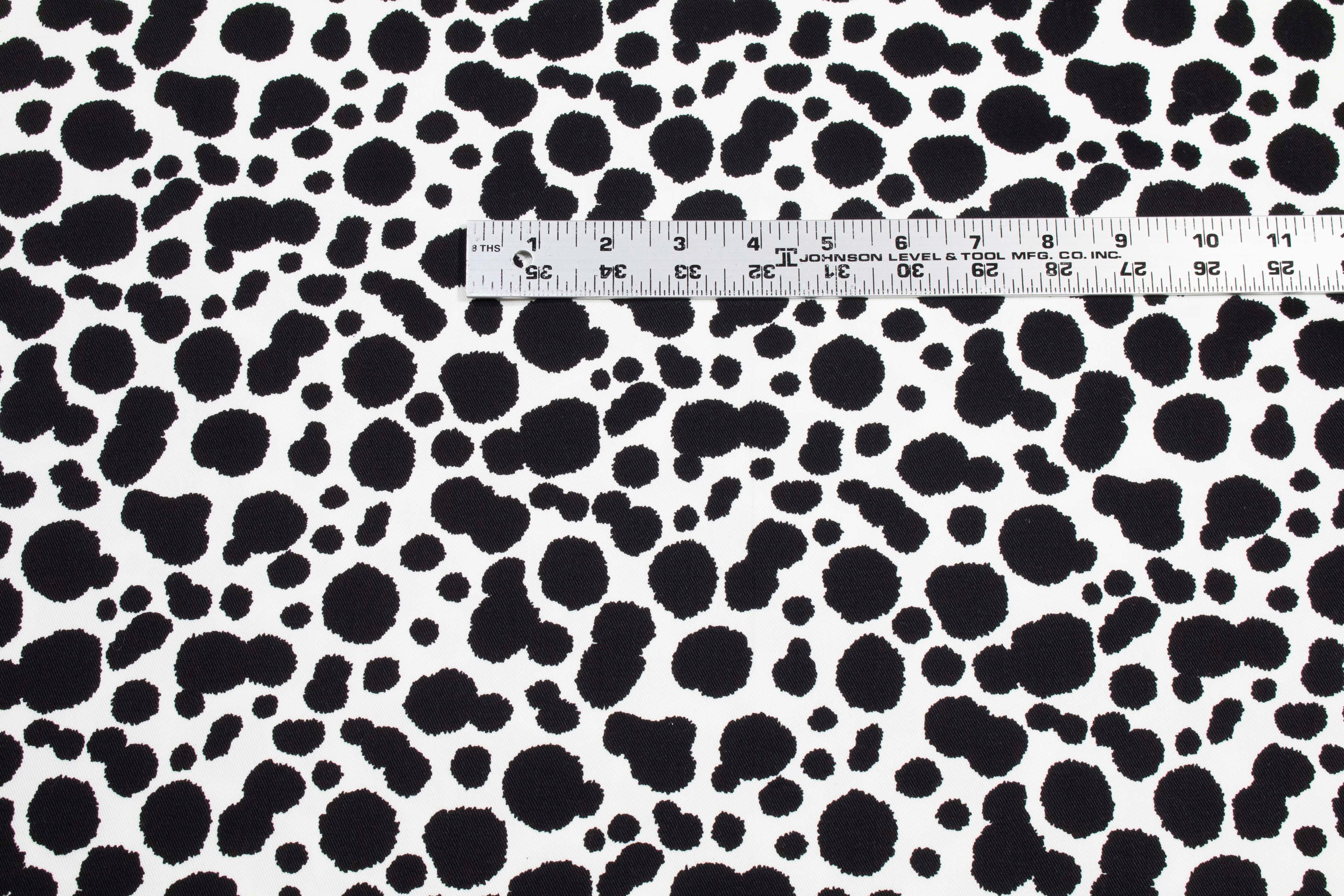 Black and White Cow Print Cotton - Prime Fabrics