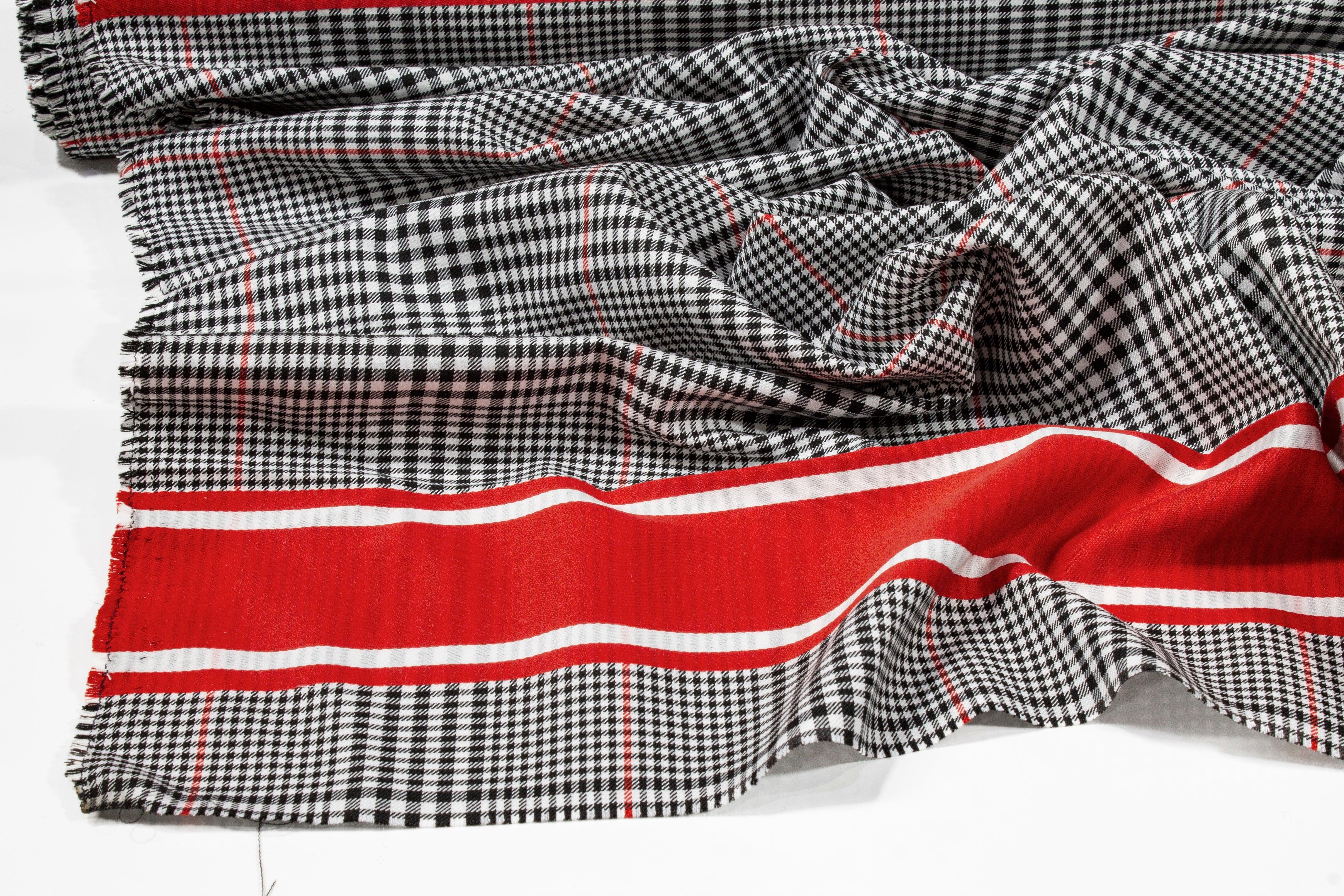 Glen Check Twill Panel - Prime Fabrics