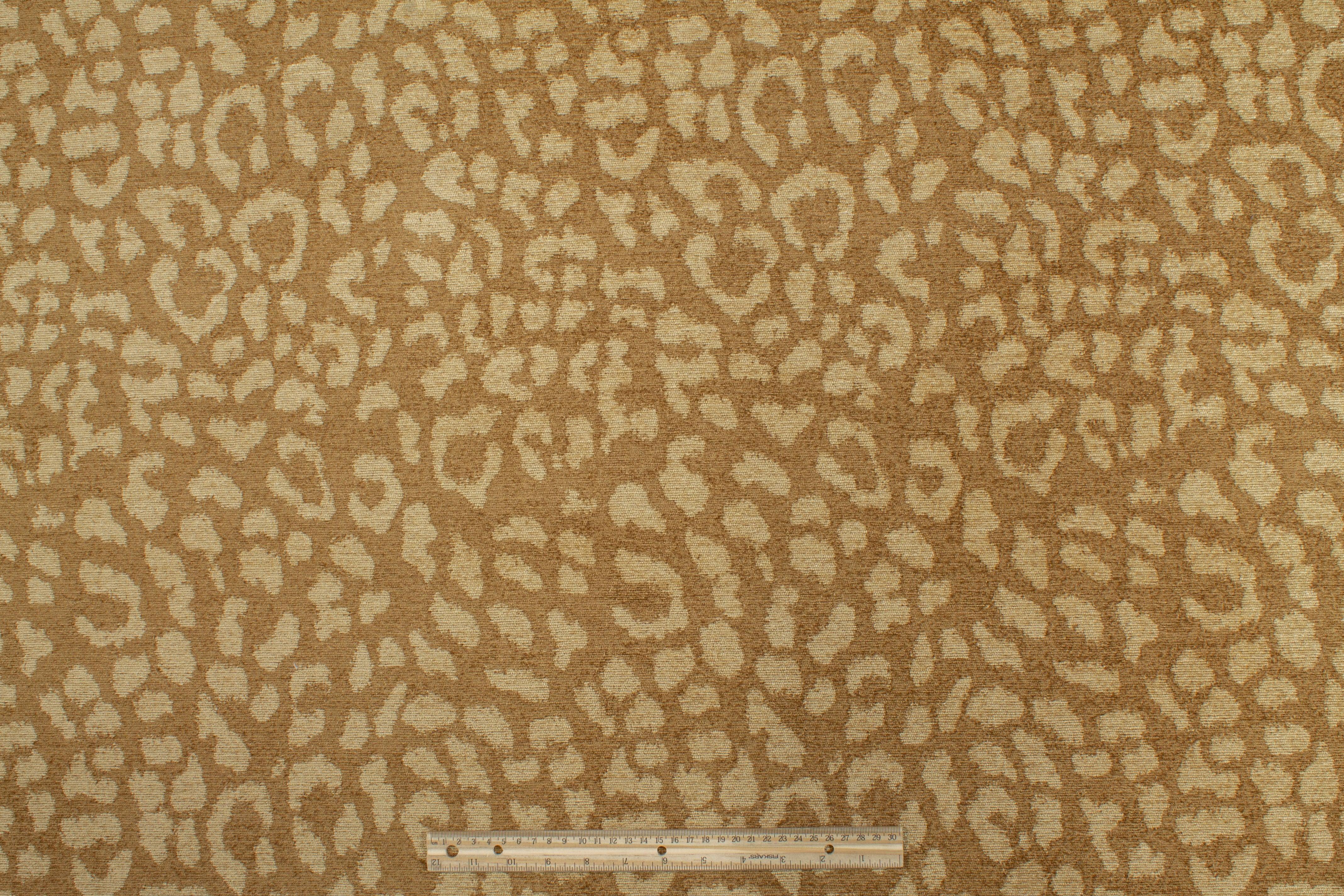 Cheetah Design Upholstery Chenille - Prime Fabrics