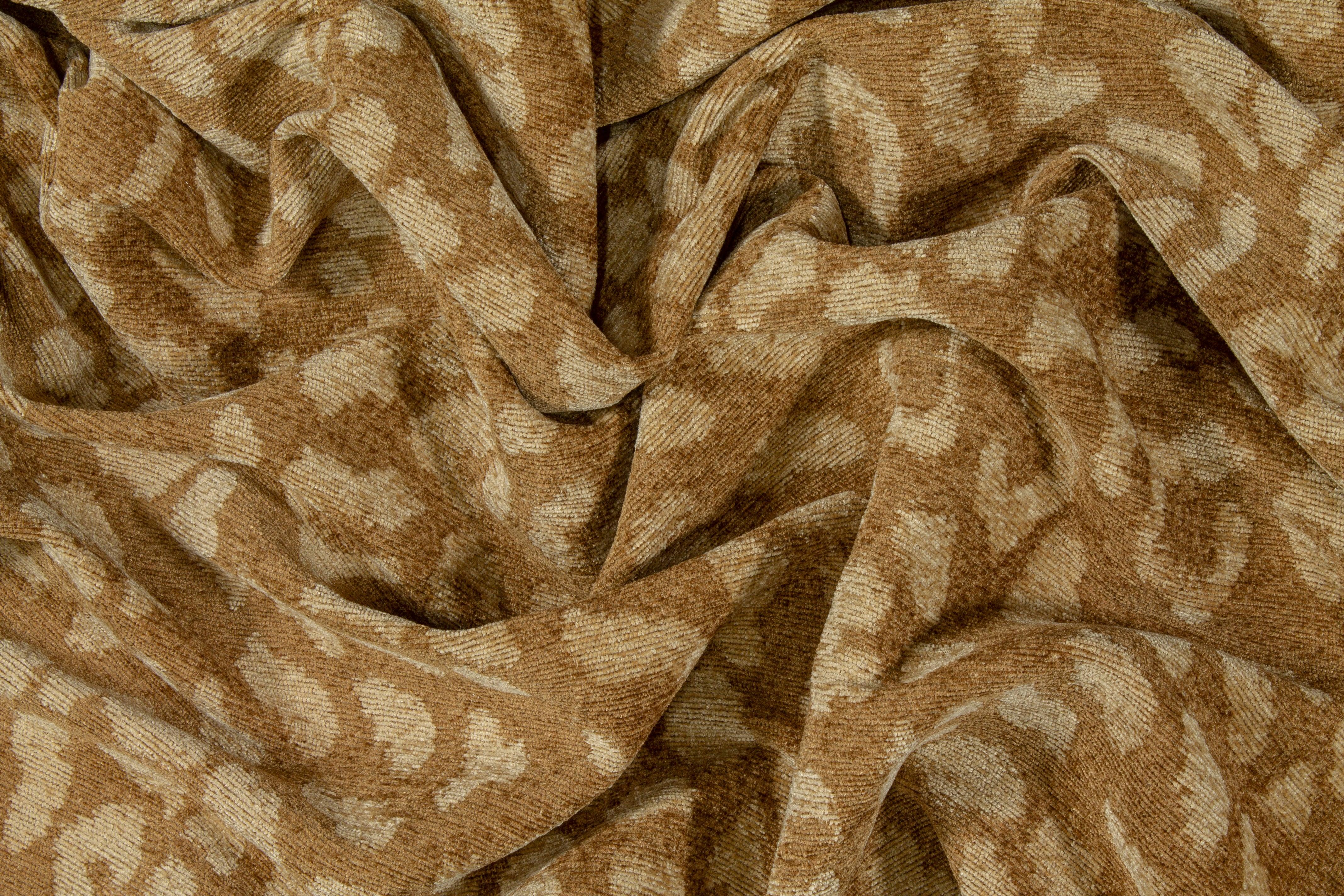 Cheetah Design Upholstery Chenille - Prime Fabrics