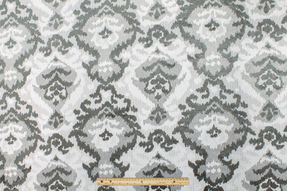 Damask Upholstery Velvet - Gray