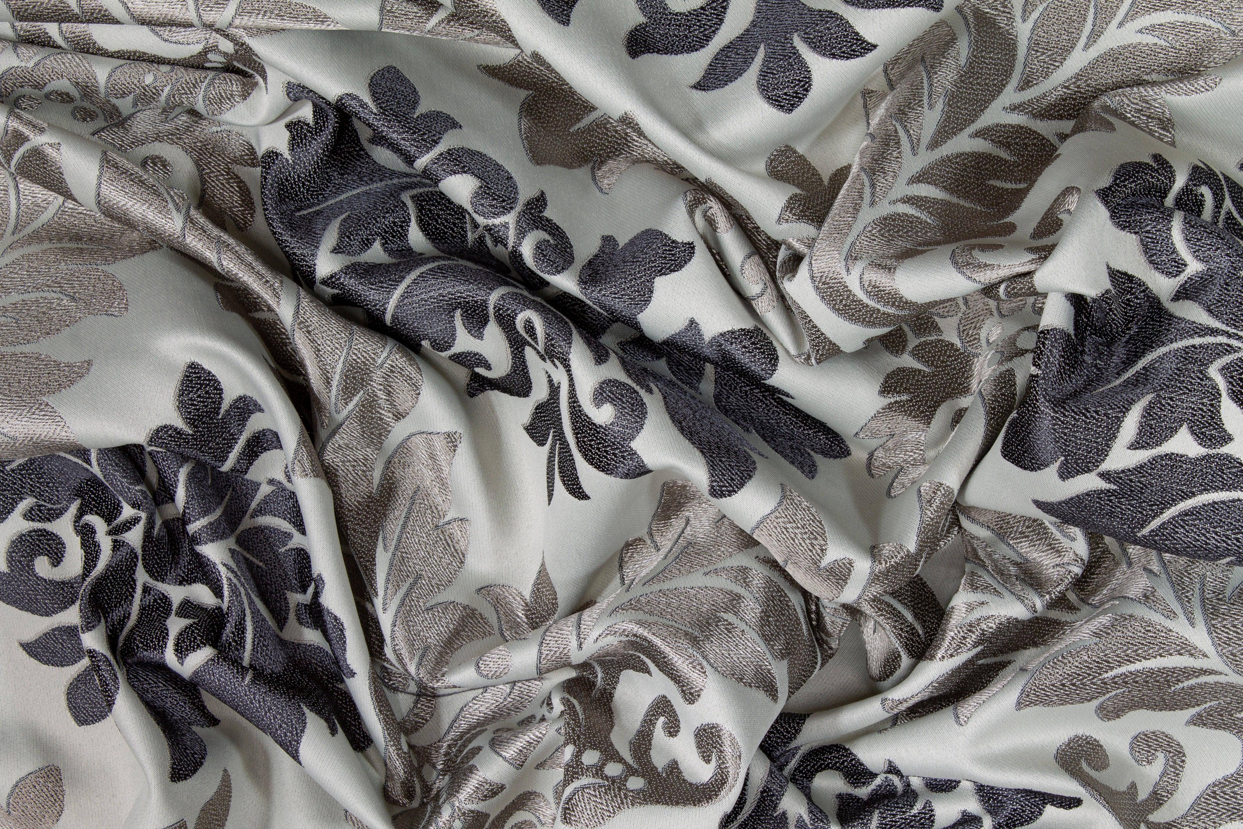 Damask Brocade - Gray - Prime Fabrics
