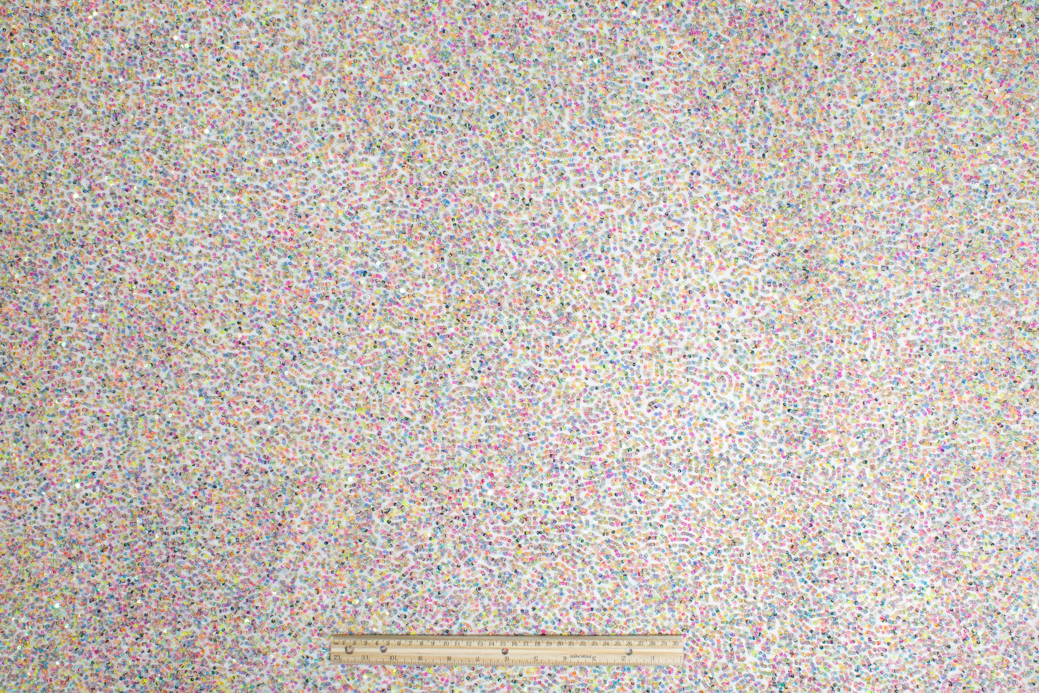 Handmade Sequined Georgette - Multicolor - Prime Fabrics