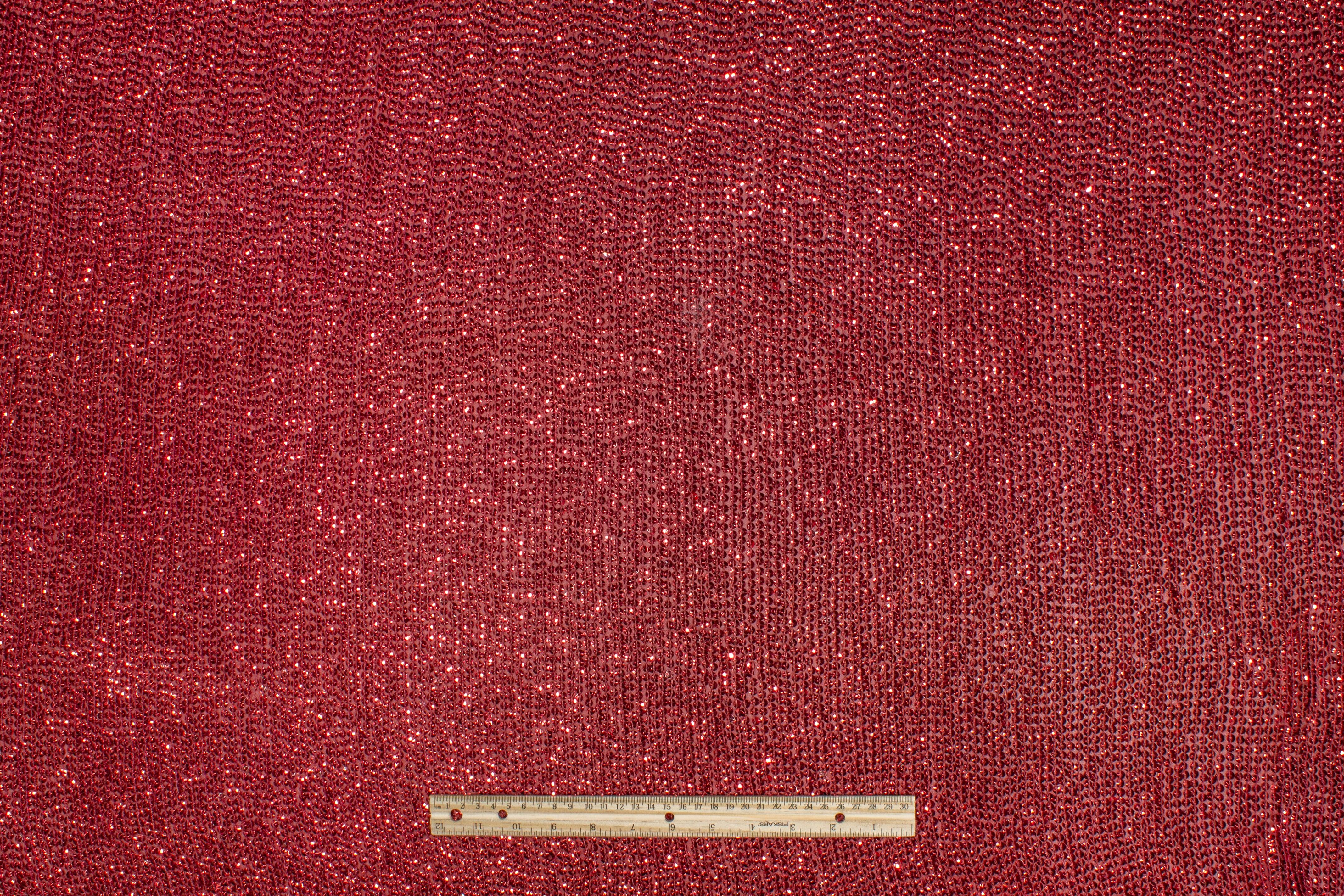 Sequined Rayon Georgette - Burgundy - Prime Fabrics