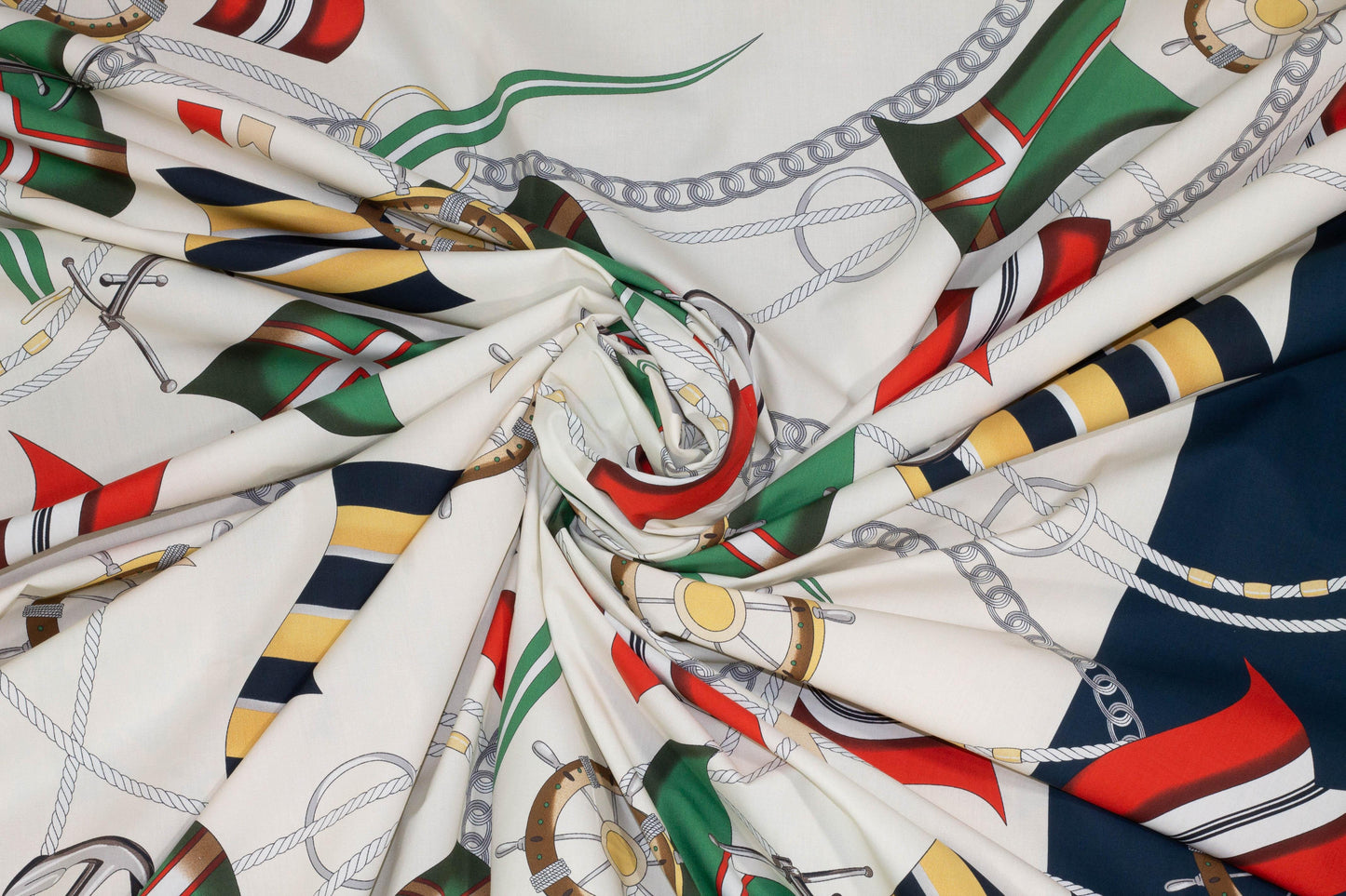 Ralph Lauren - Nautical Print Italian Cotton - Prime Fabrics