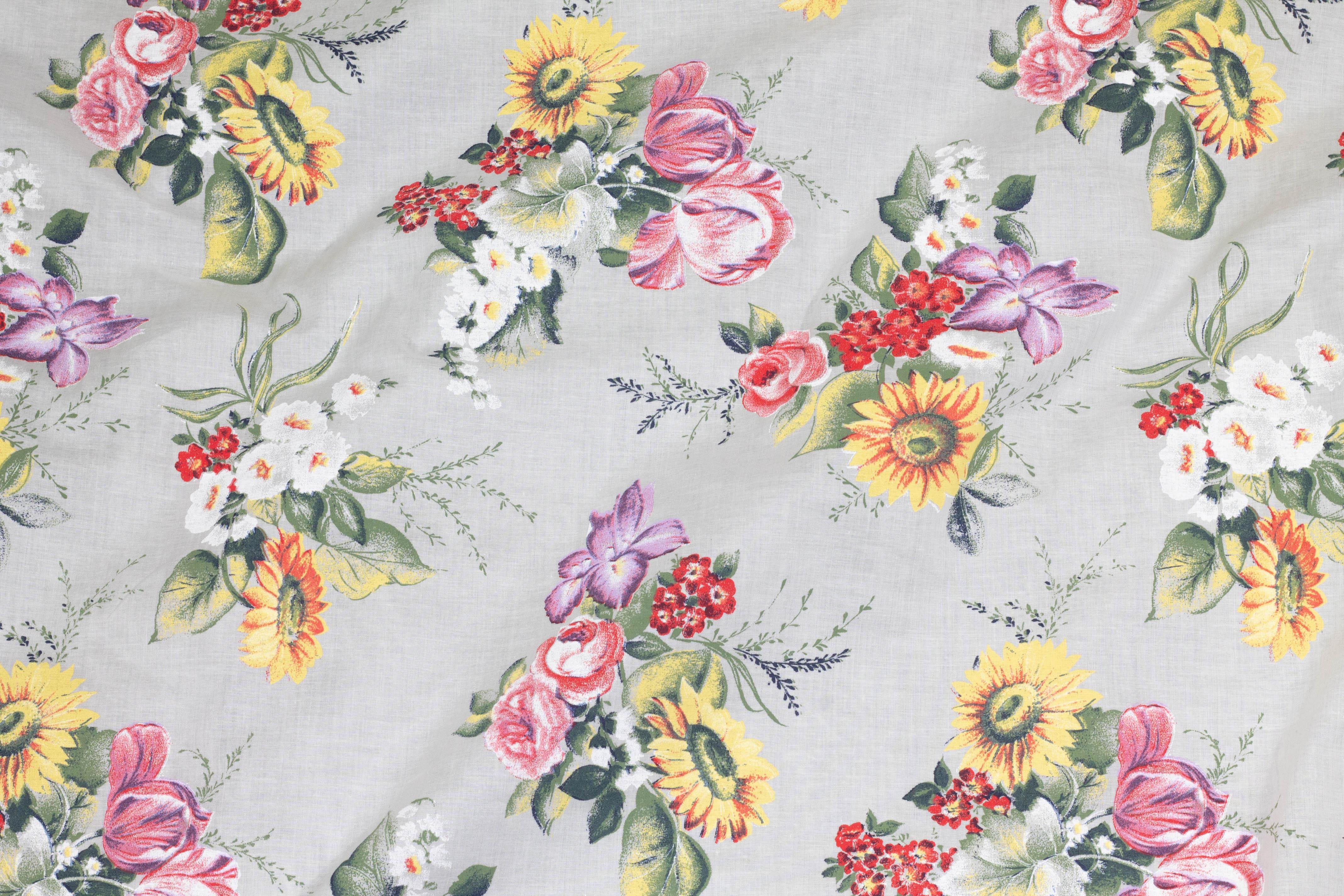 Multicolor Floral Lightweight Cotton - Prime Fabrics
