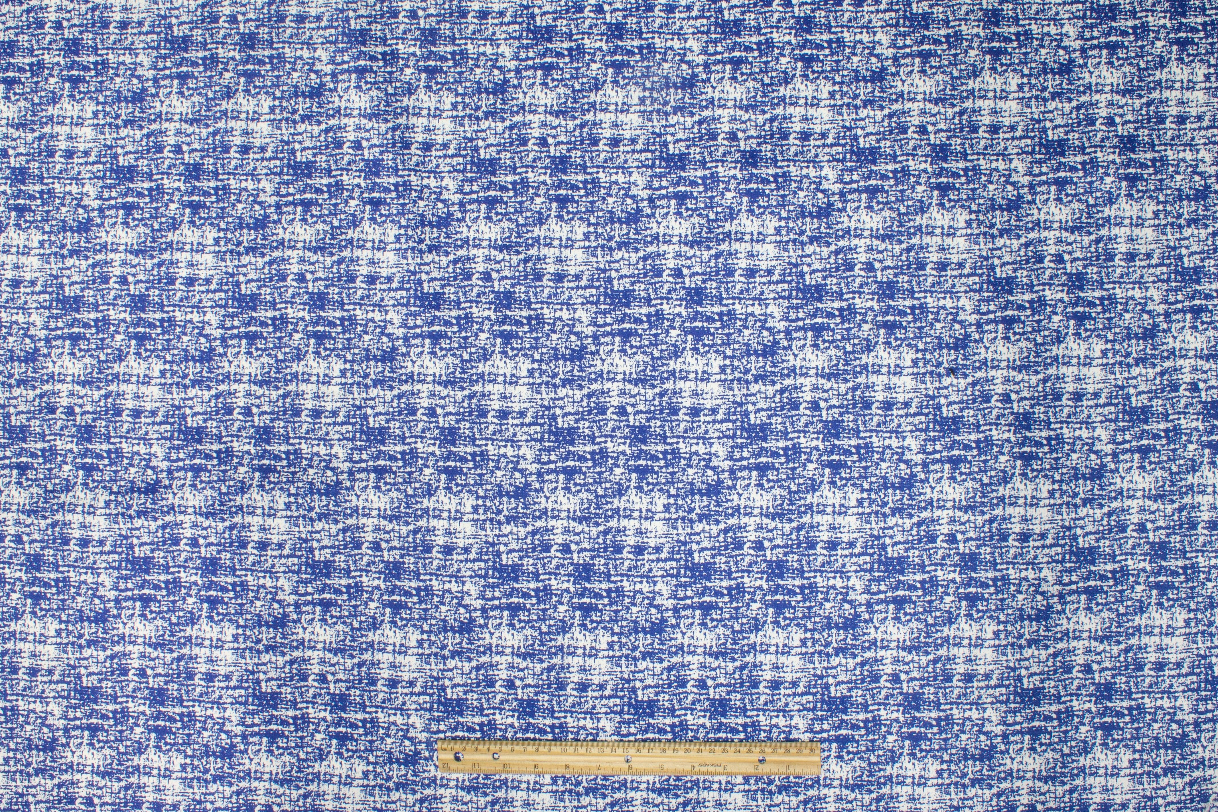 Cotton Sateen - Blue and White - Prime Fabrics