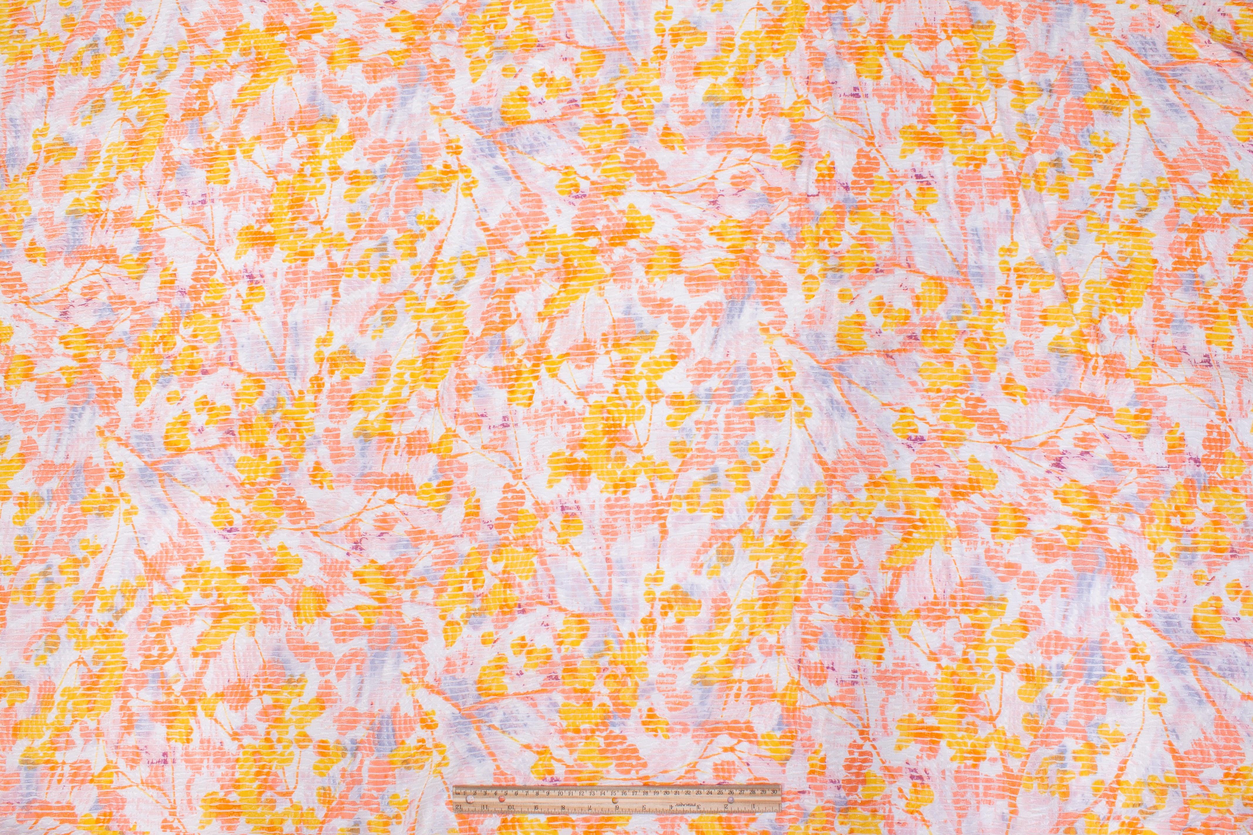 Printed Crushed Viscose Sheer - Multicolor - Prime Fabrics
