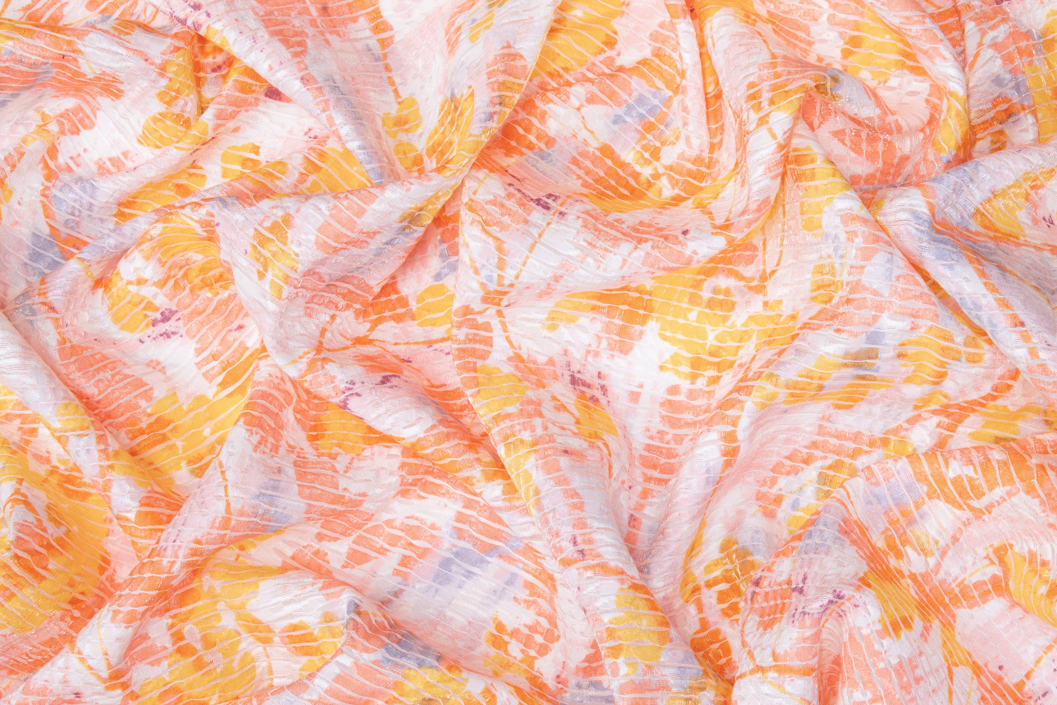 Printed Crushed Viscose Sheer - Multicolor - Prime Fabrics