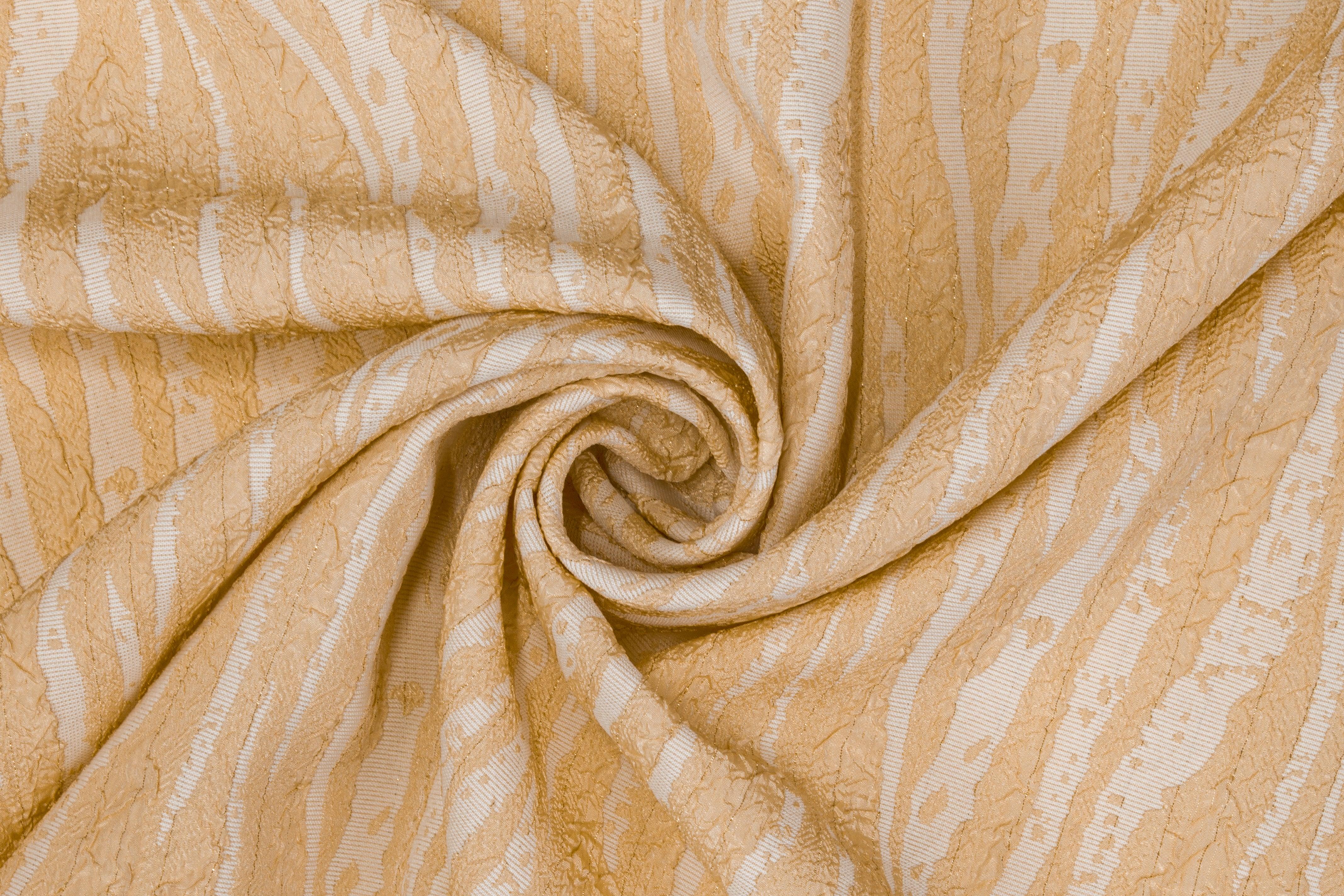 Zebra Design Brocade - Light Peach - Prime Fabrics