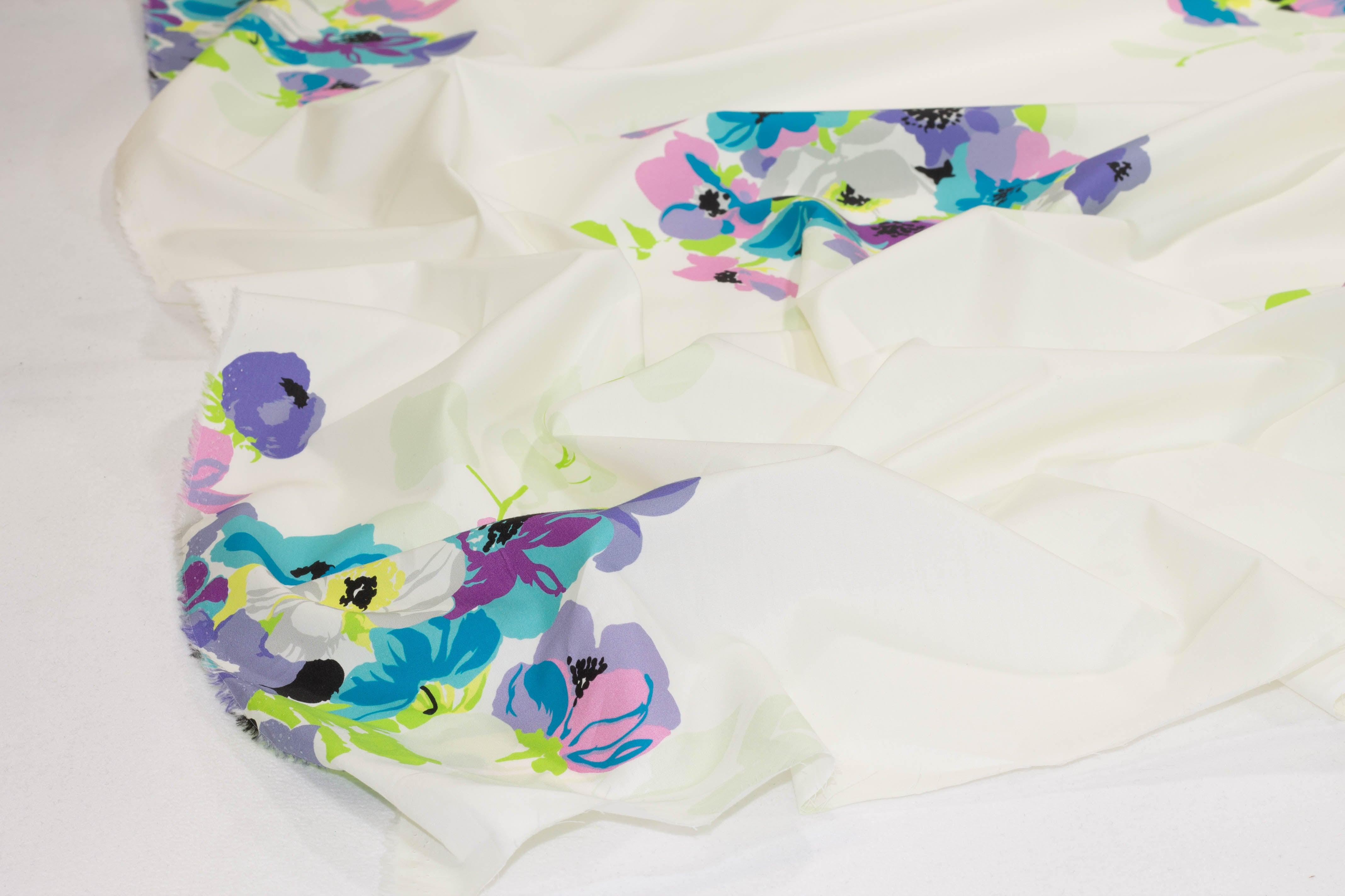 Multicolor Floral Italian Cotton - Prime Fabrics