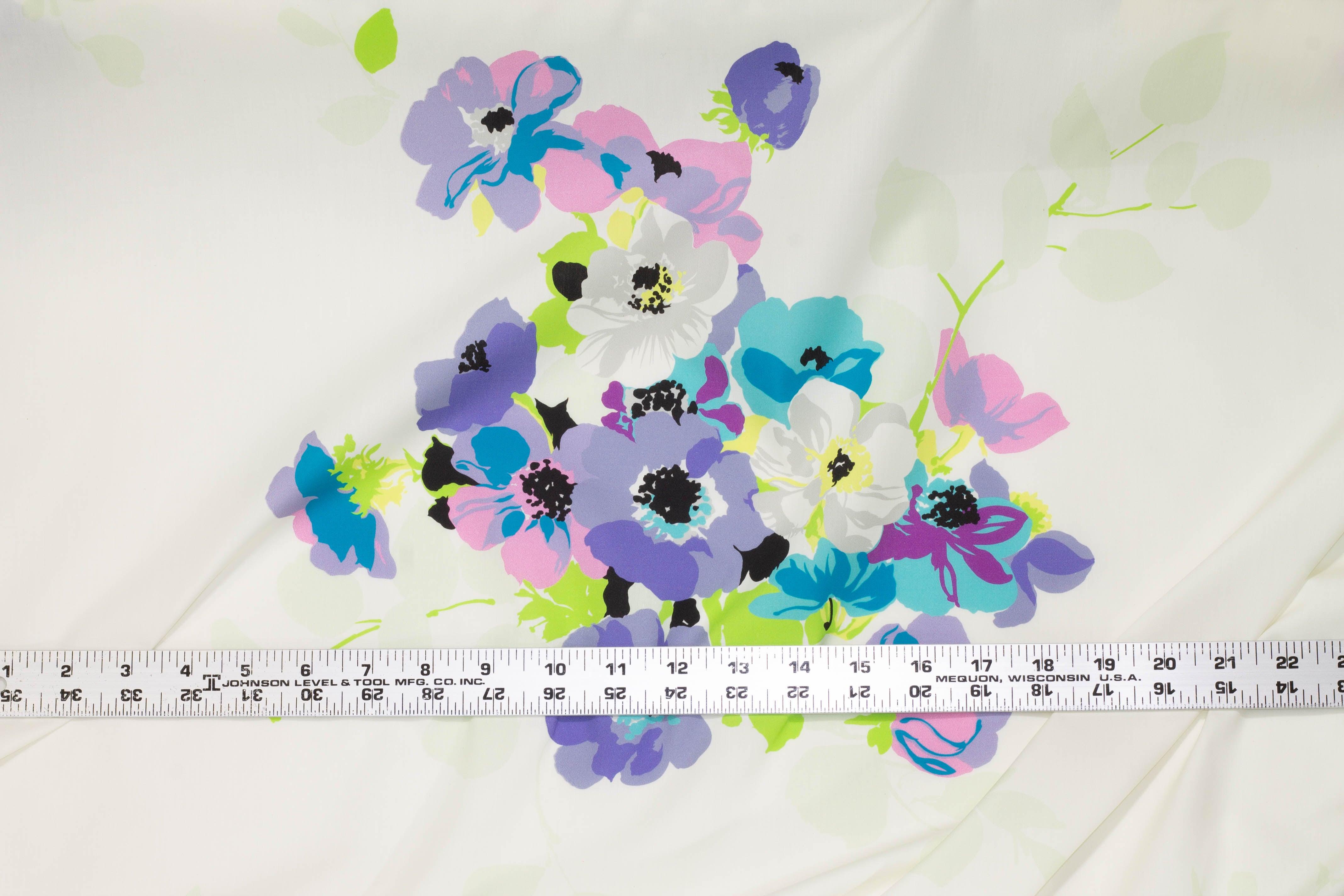 Multicolor Floral Italian Cotton - Prime Fabrics