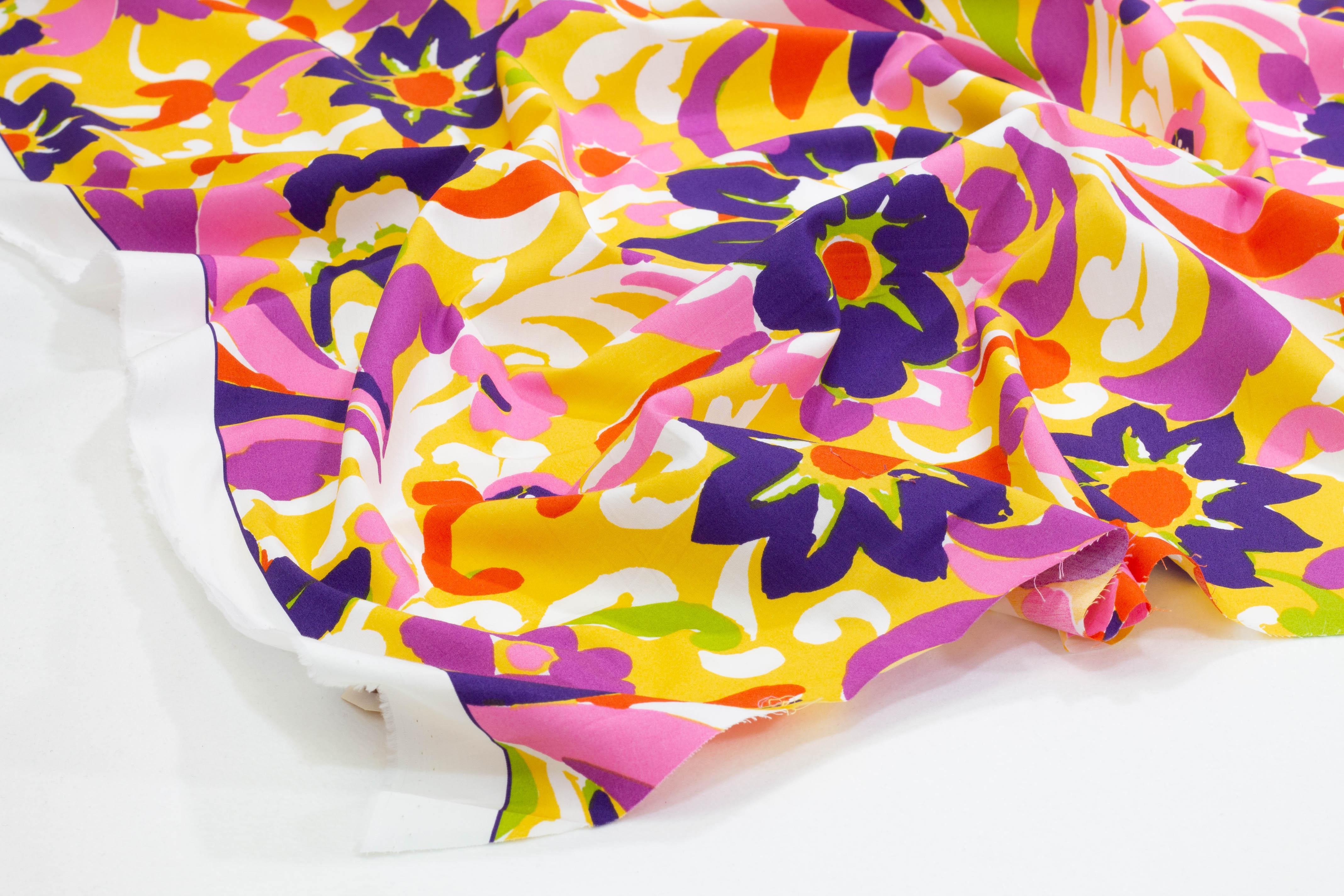 Multicolor Floral Italian Cotton - Prime Fabrics
