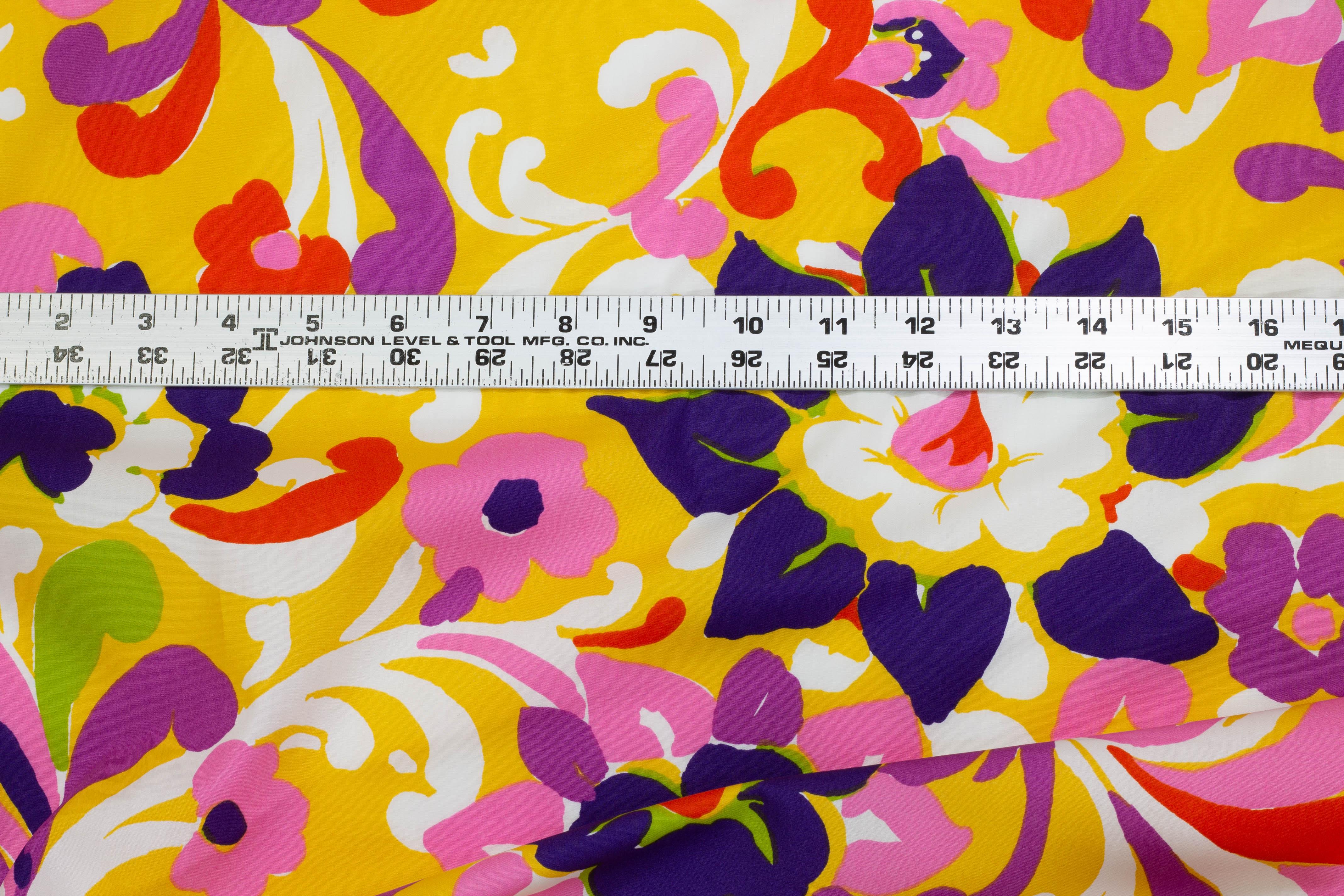 Multicolor Floral Italian Cotton - Prime Fabrics