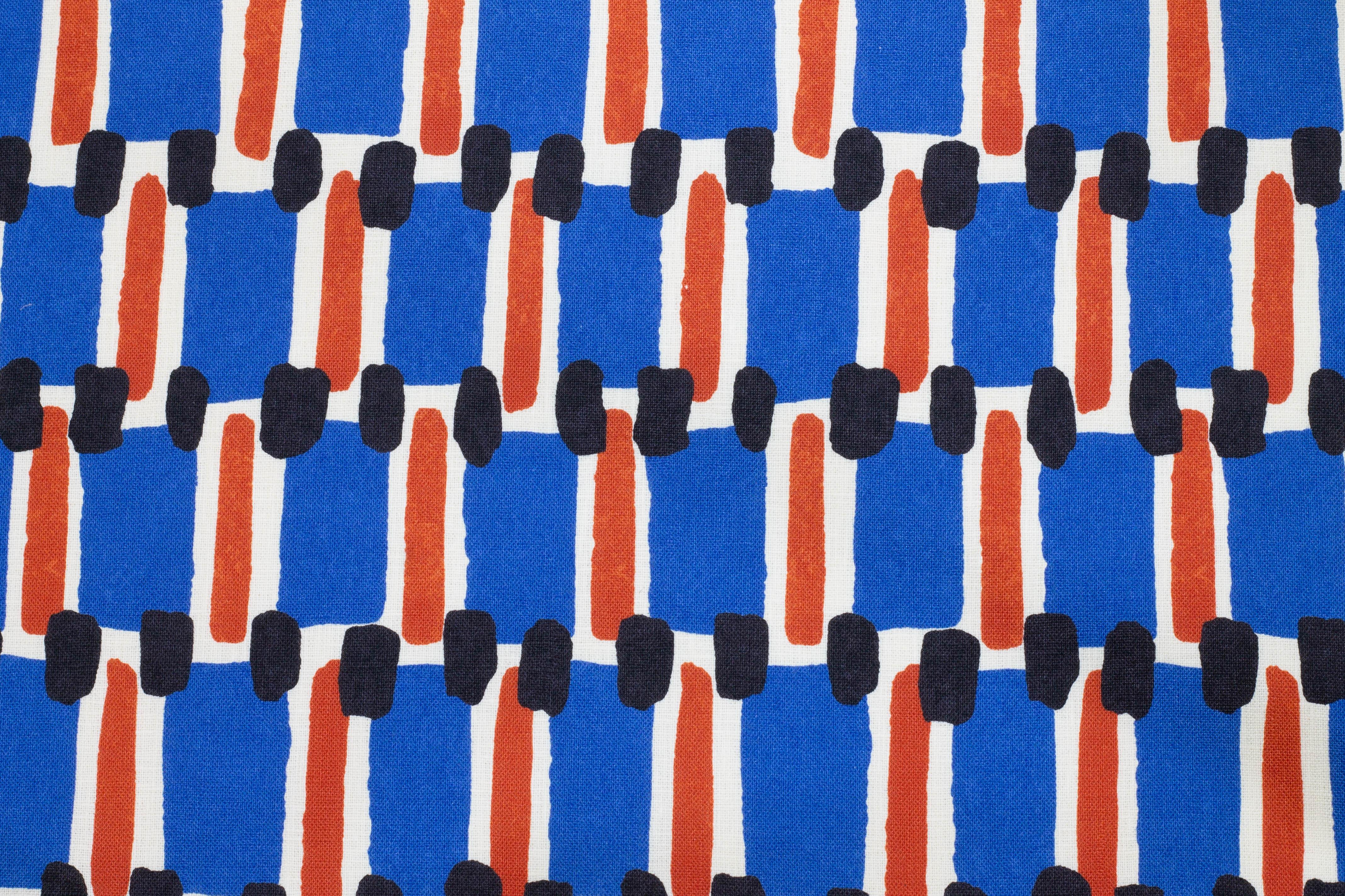 Italian Linen - Red, Blue, Black, White - Prime Fabrics