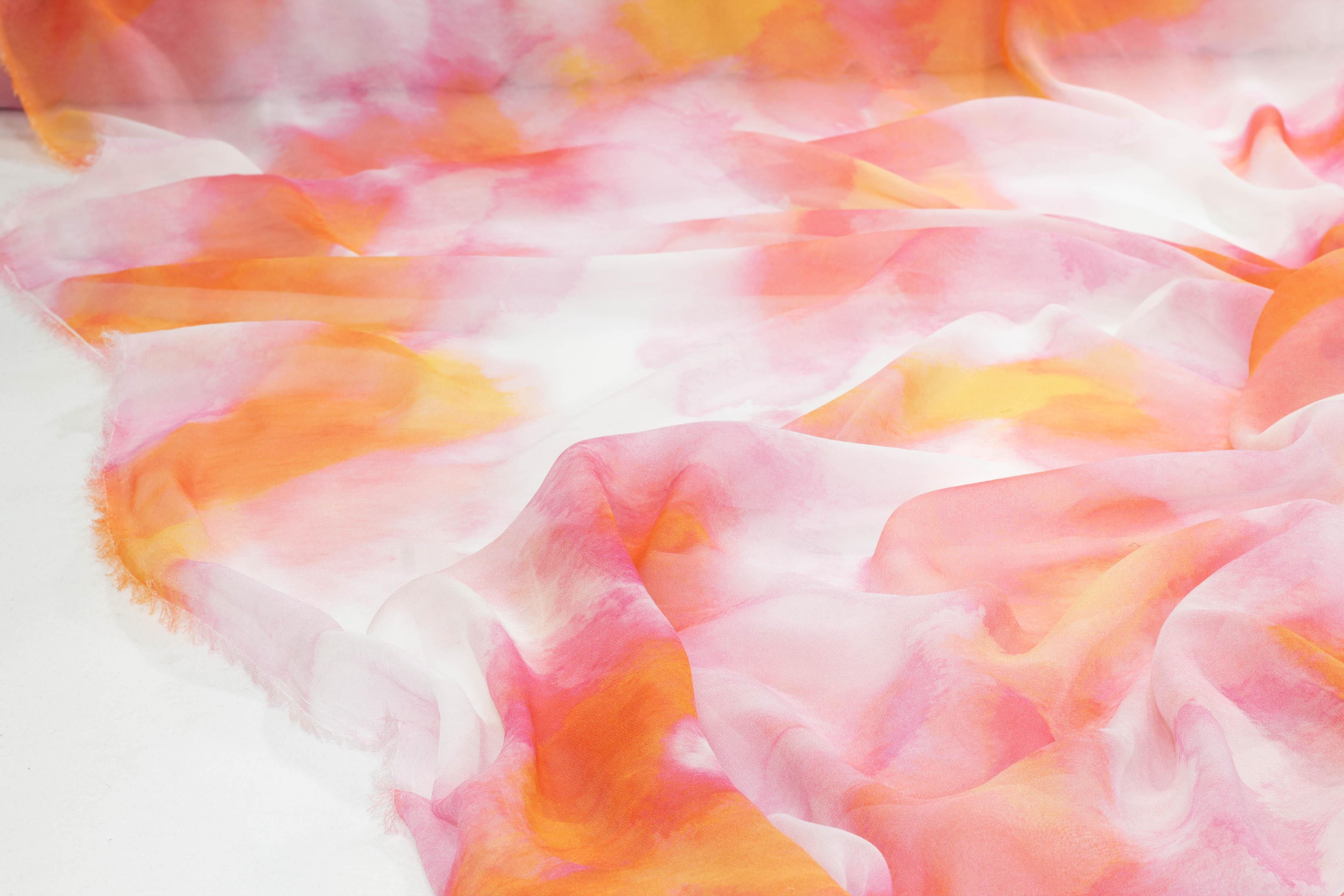 Tie-Dye Silk Chiffon - Prime Fabrics