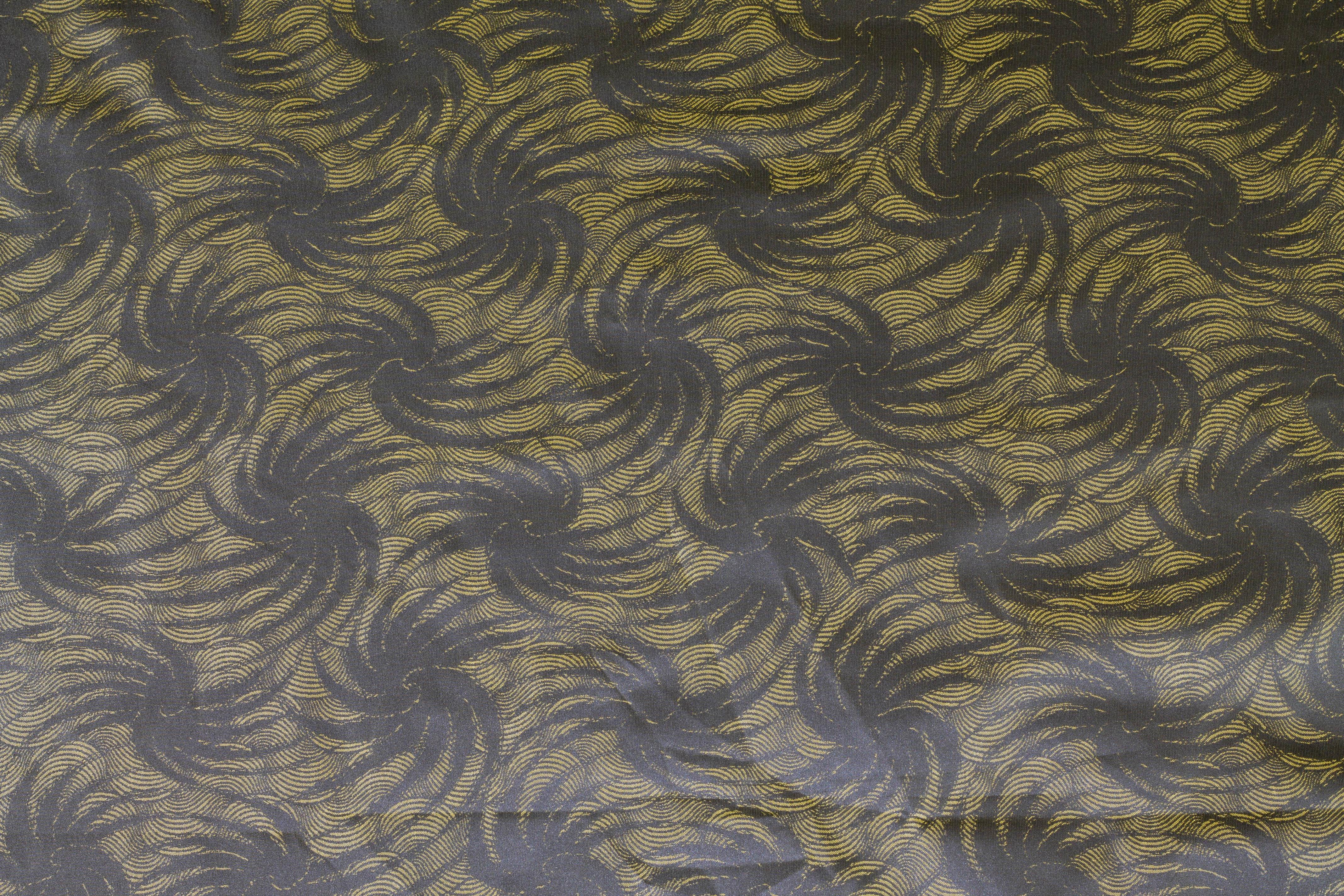 Olive Abstract French Nylon - Prime Fabrics