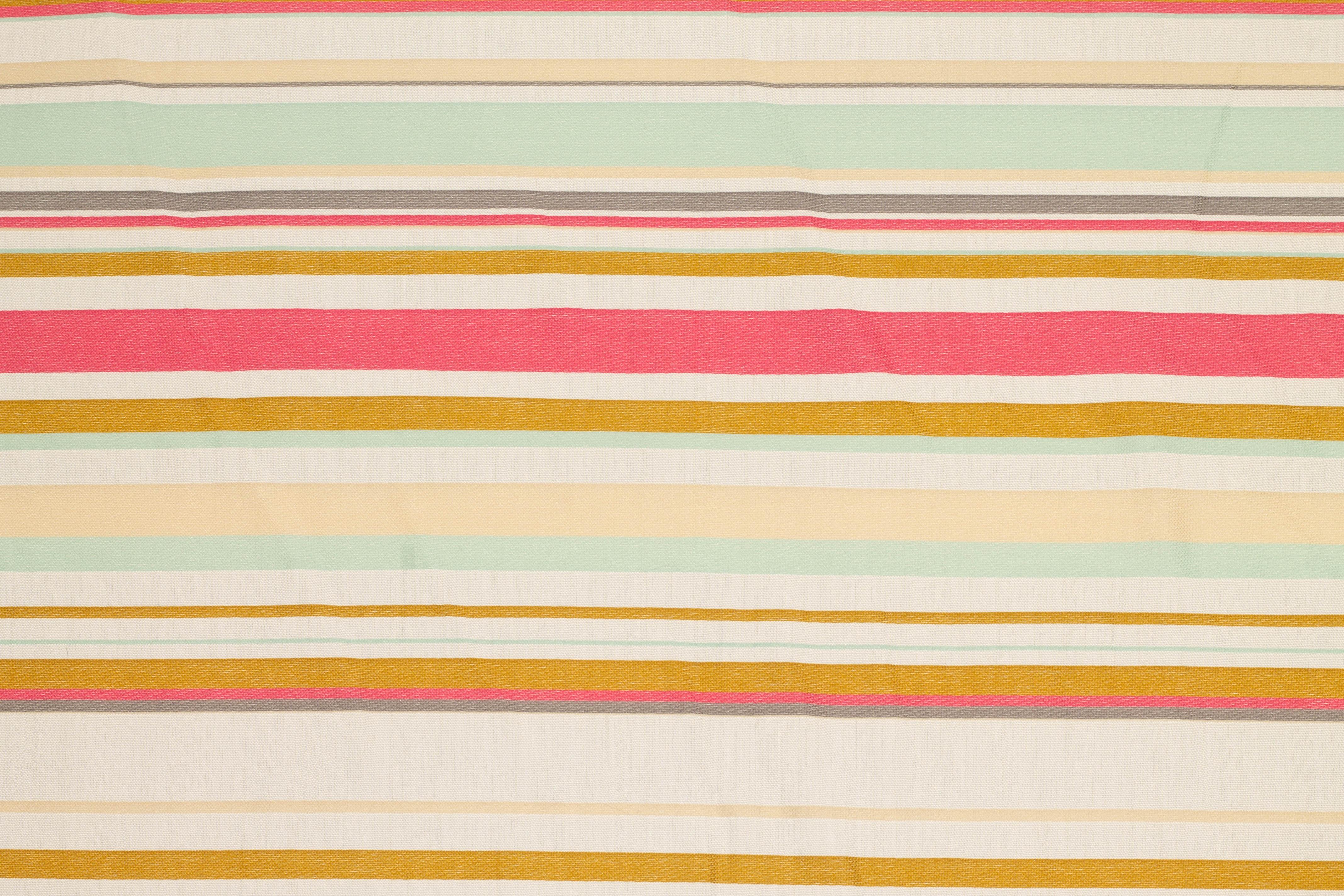Multicolor Striped Italian Cotton Jacquard - Prime Fabrics