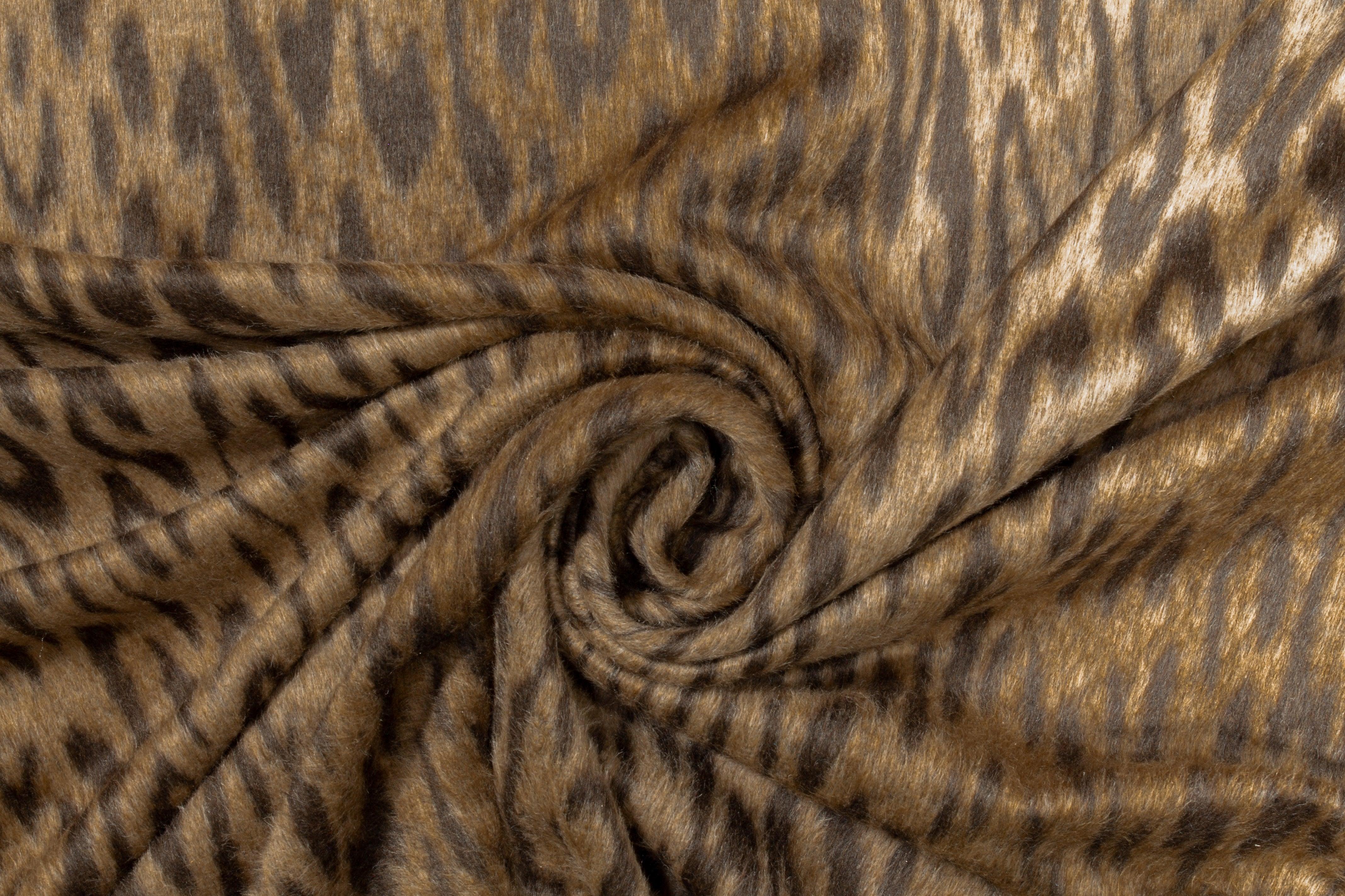 Animal Print Italian Wool - Prime Fabrics