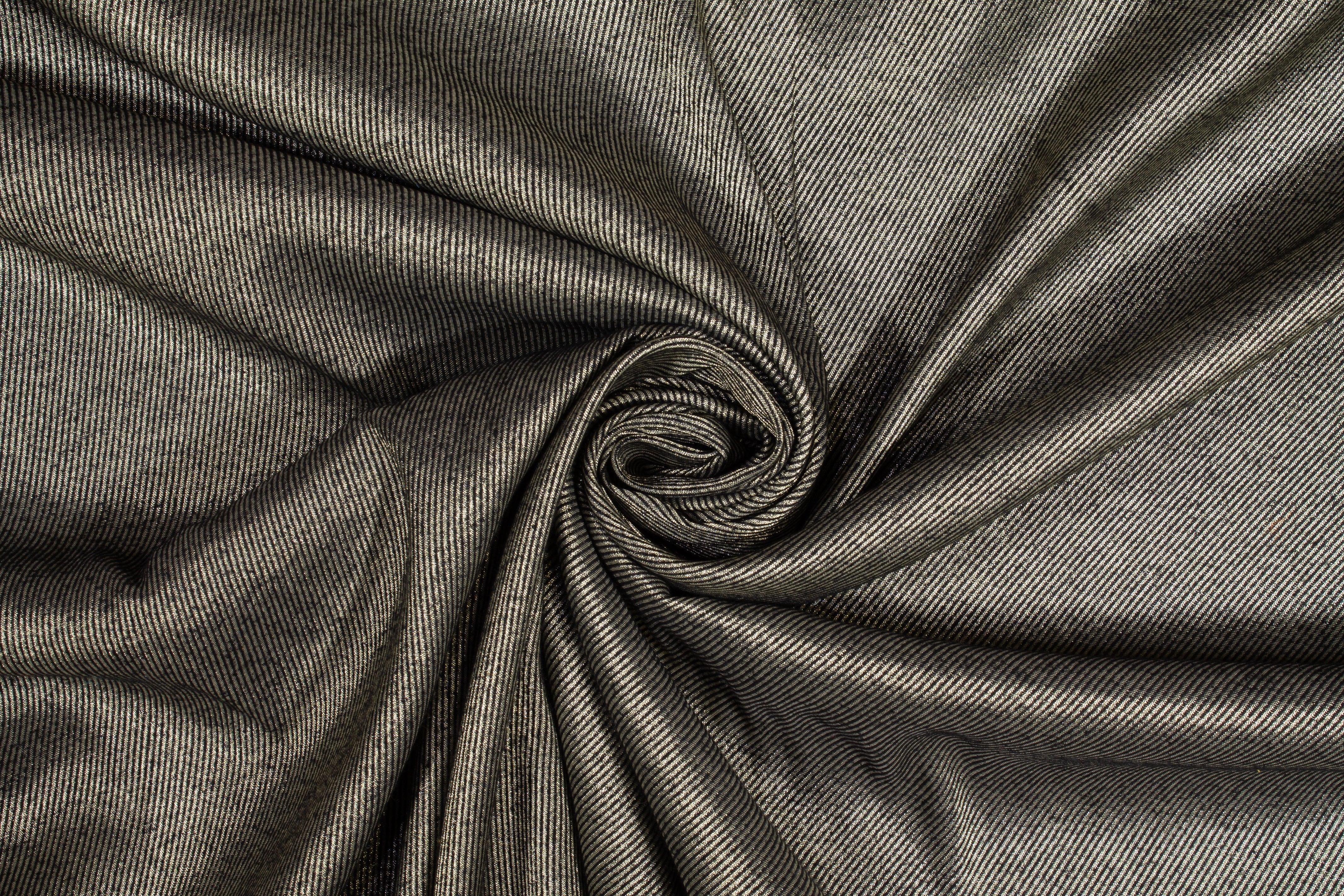 Metallic Italian Wool Twill - Prime Fabrics