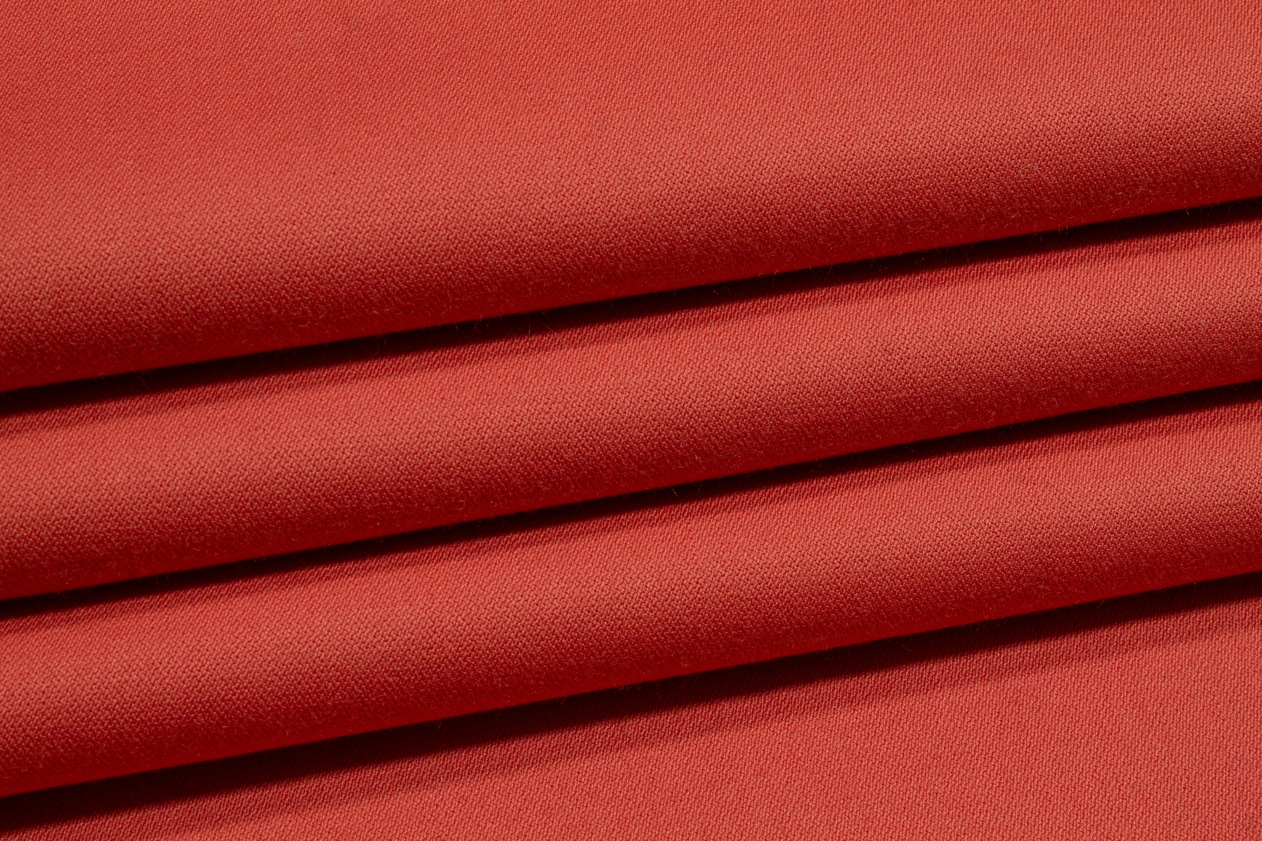 Blood Orange Double Faced Wool - Prime Fabrics