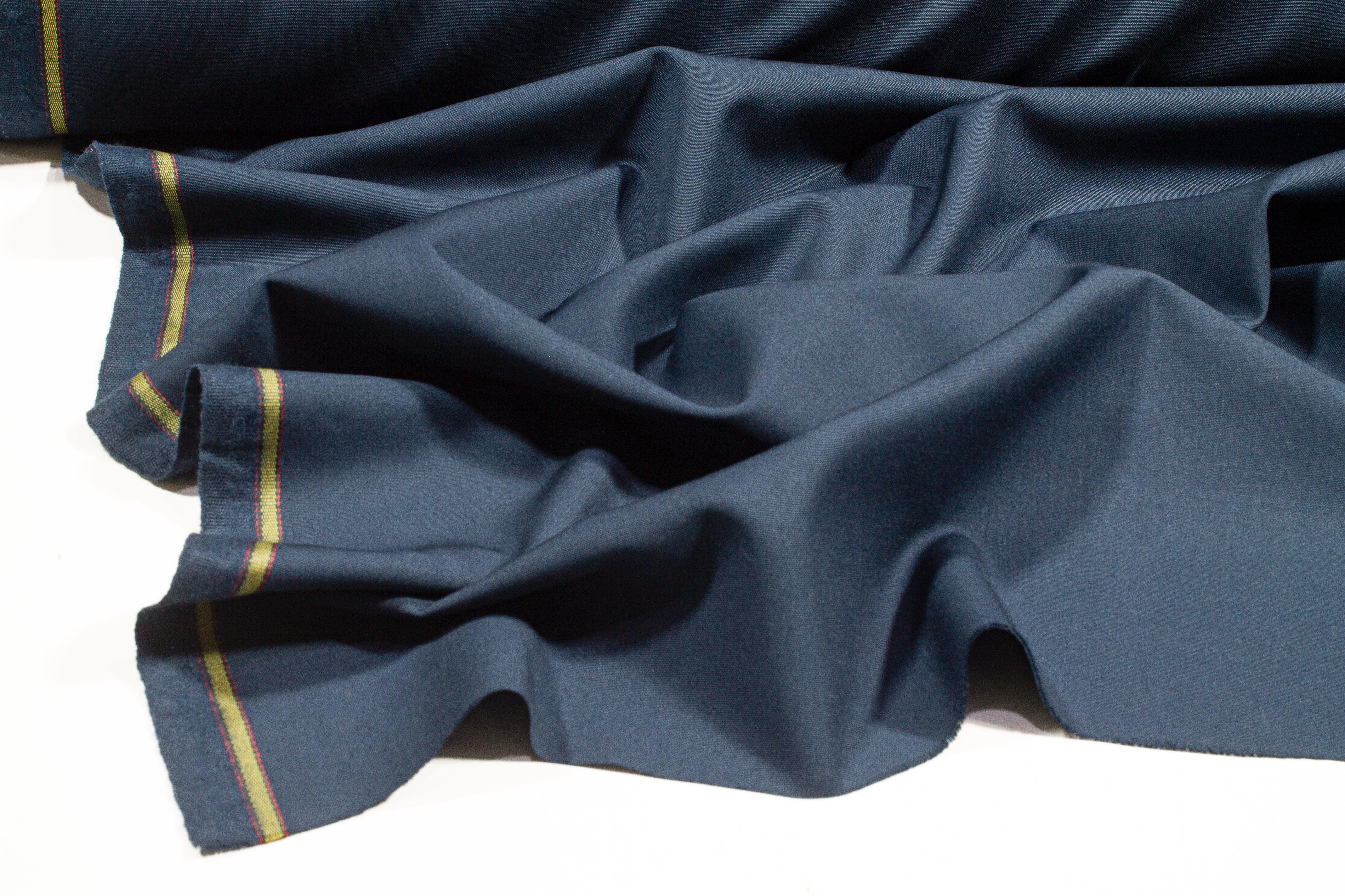 Steel Blue Italian Wool Suiting - Prime Fabrics