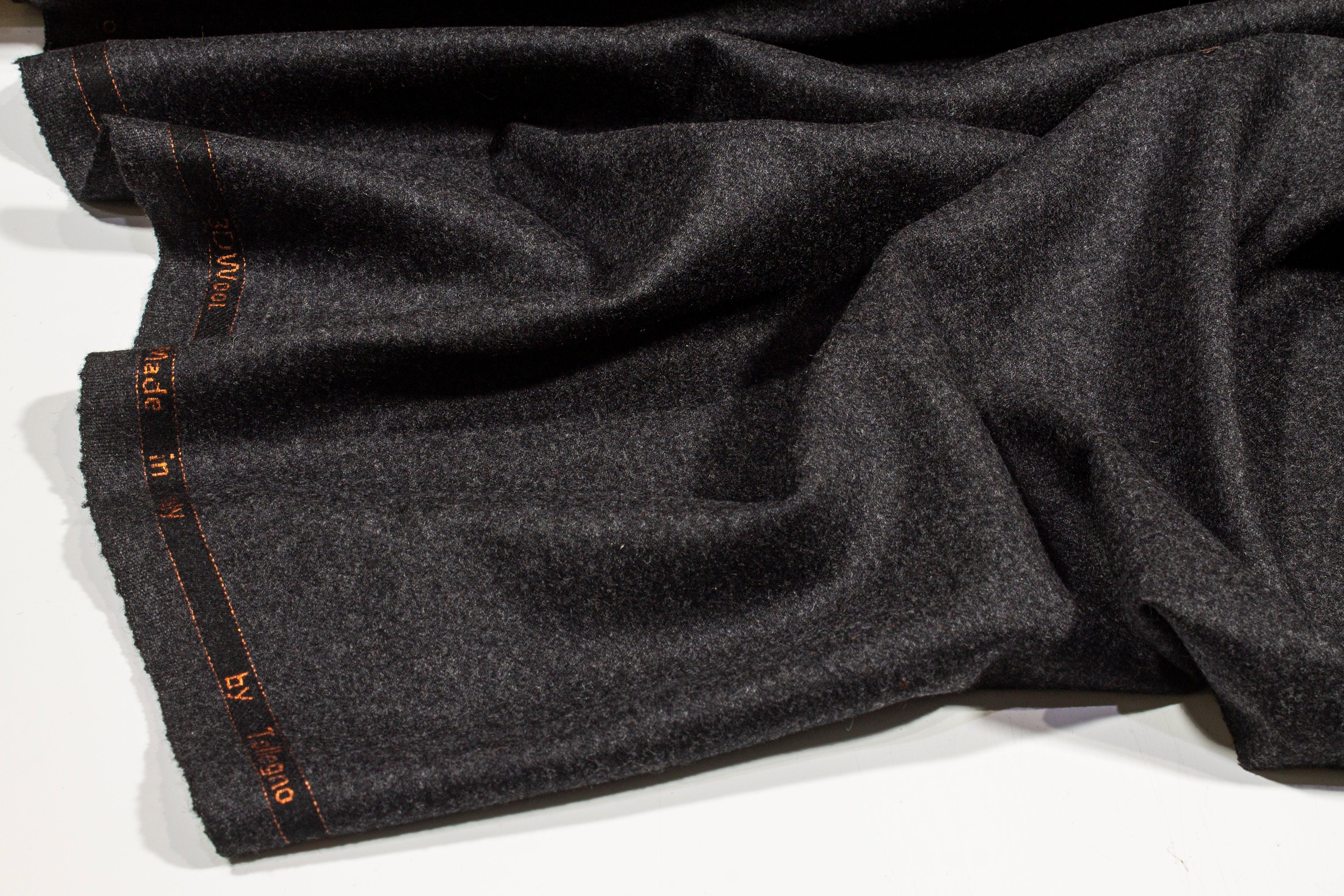 Charcoal Gray Italian Wool - Prime Fabrics