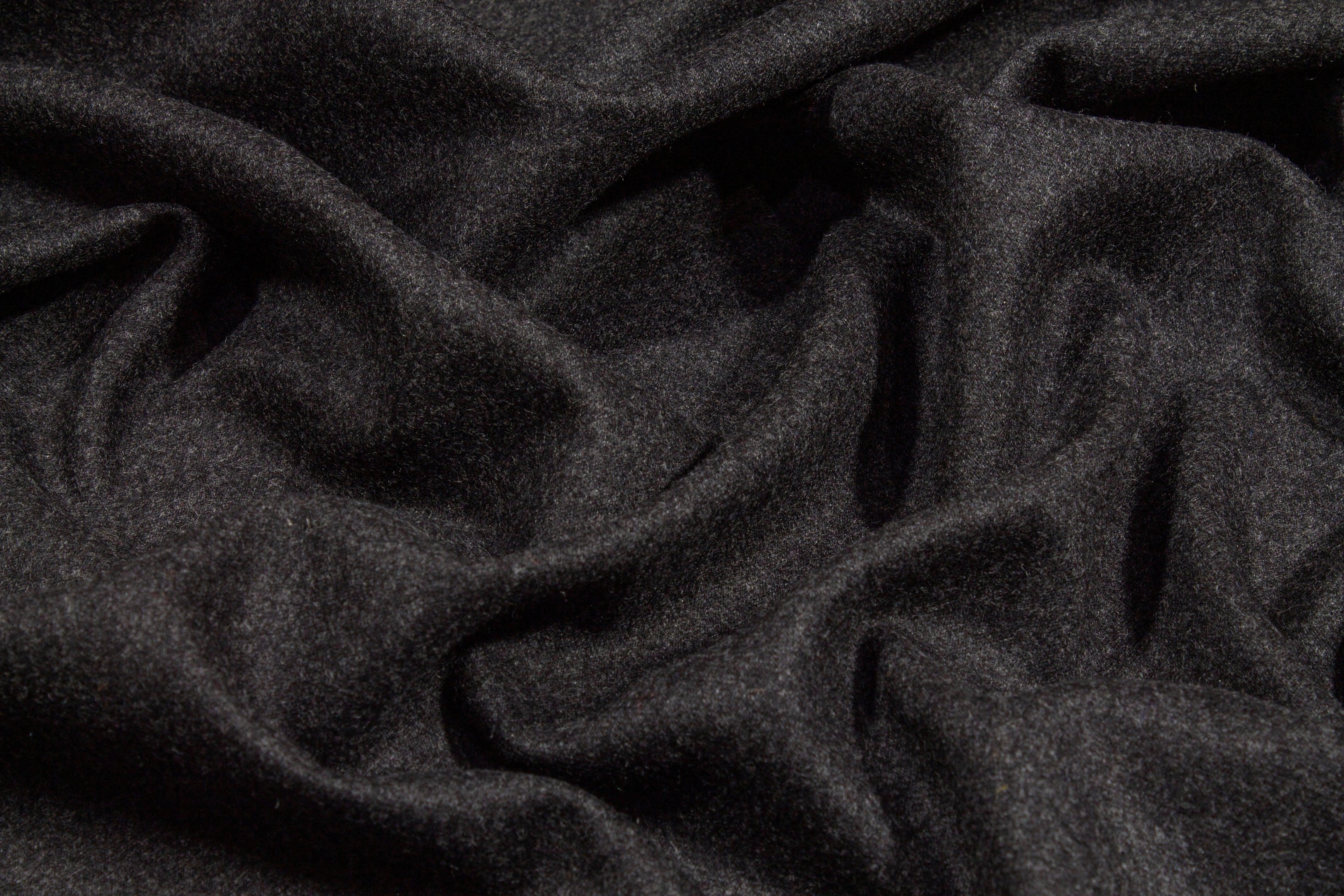 Charcoal Gray Italian Wool - Prime Fabrics