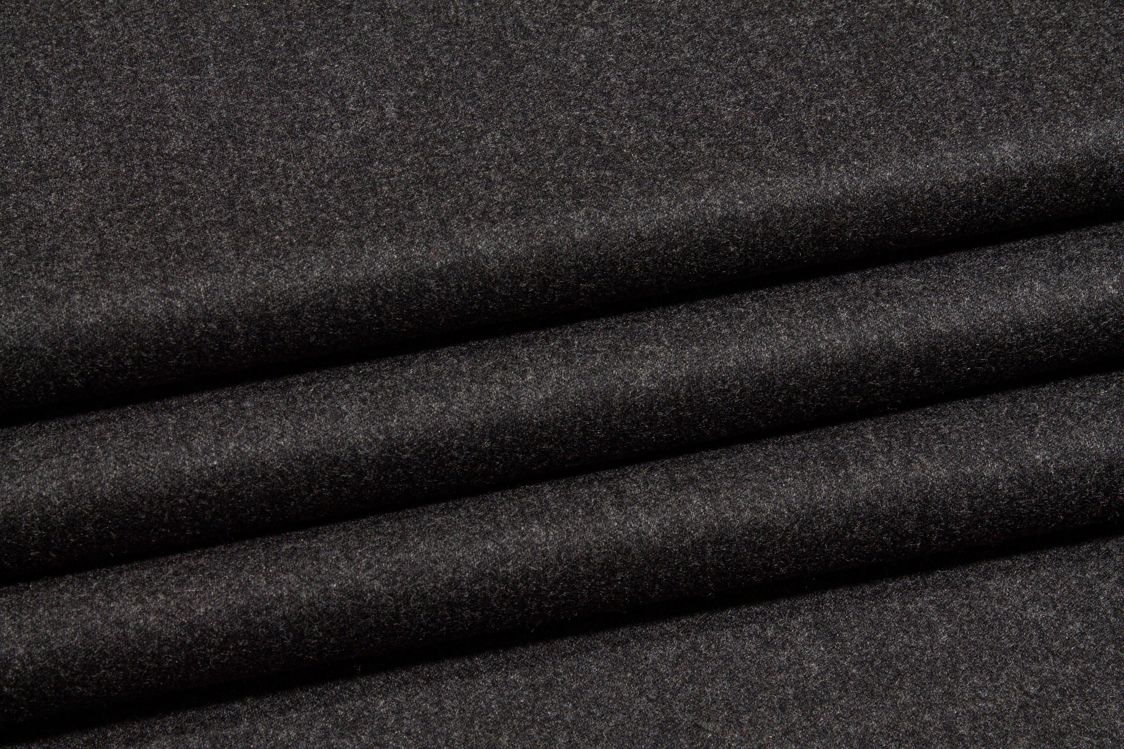 Charcoal Gray Italian Wool - Prime Fabrics