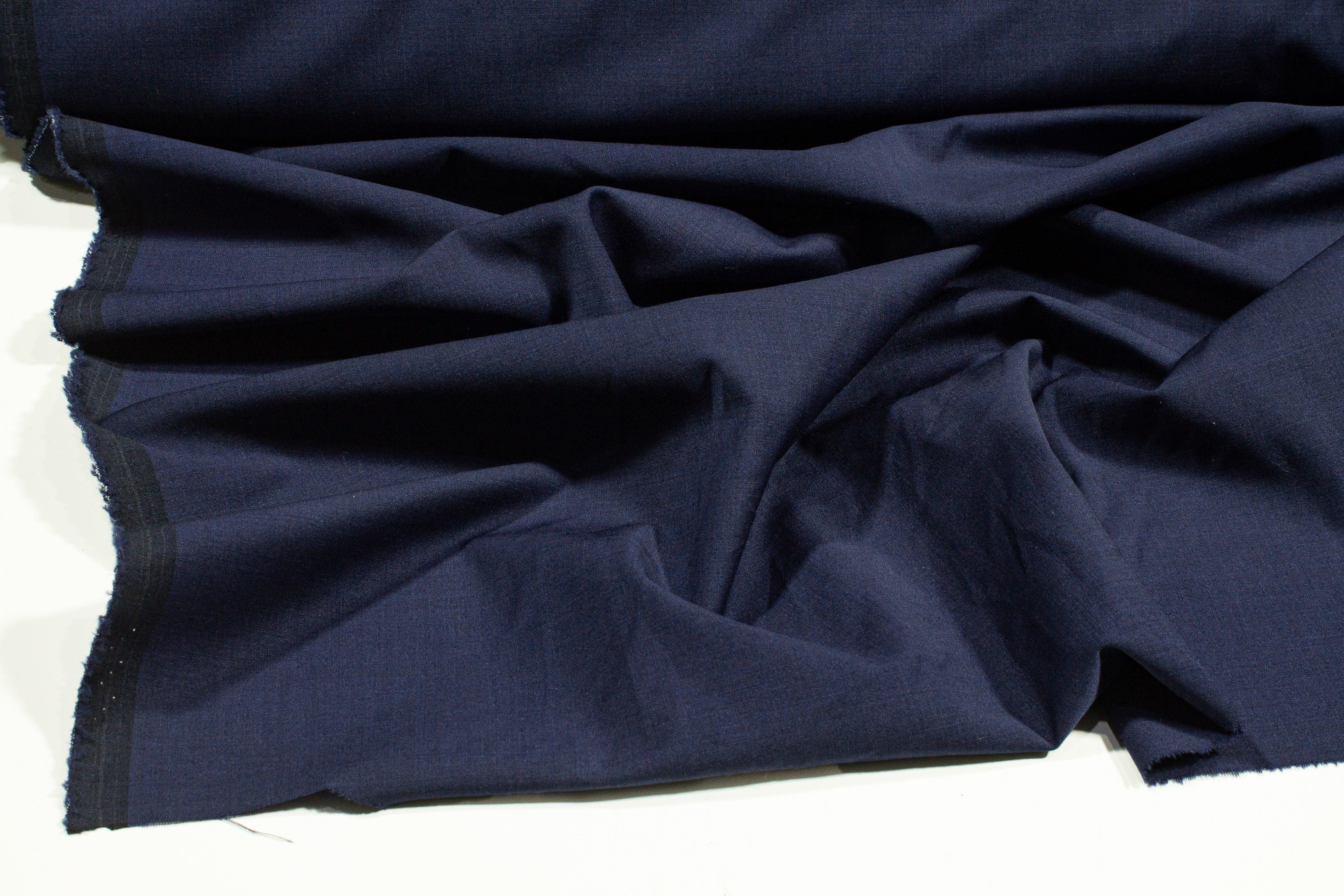 Blue Italian Wool Suiting - Prime Fabrics