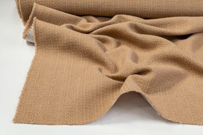 Fused Wool Boucle - Light Brown