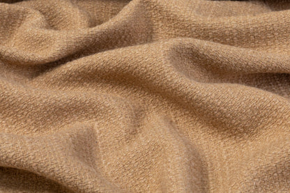 Fused Wool Boucle - Light Brown