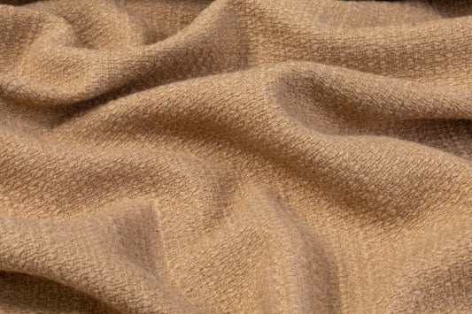 Fused Wool Boucle - Light Brown