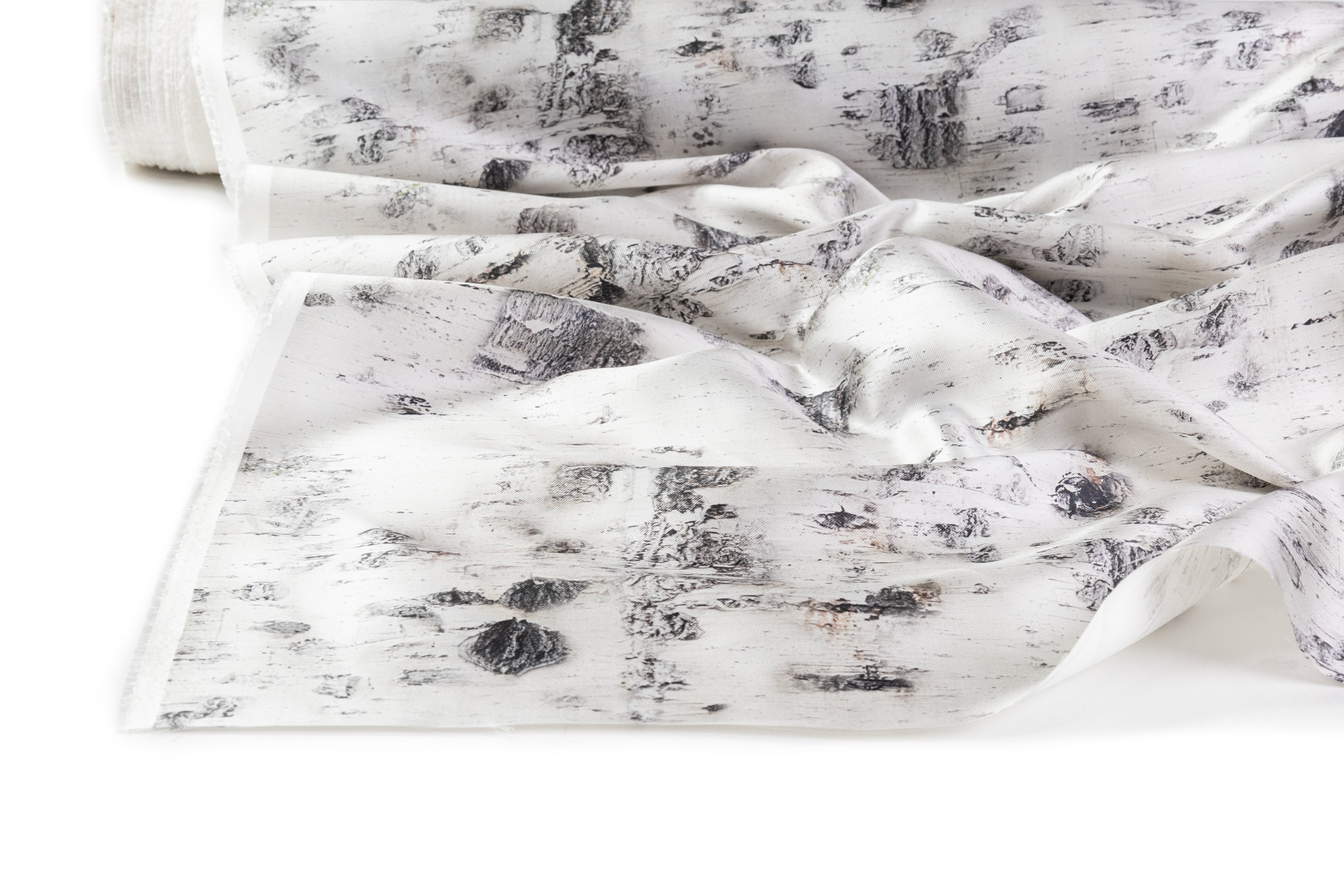 Luigi Verga - Abstract Italian Silk Mikado - Gray