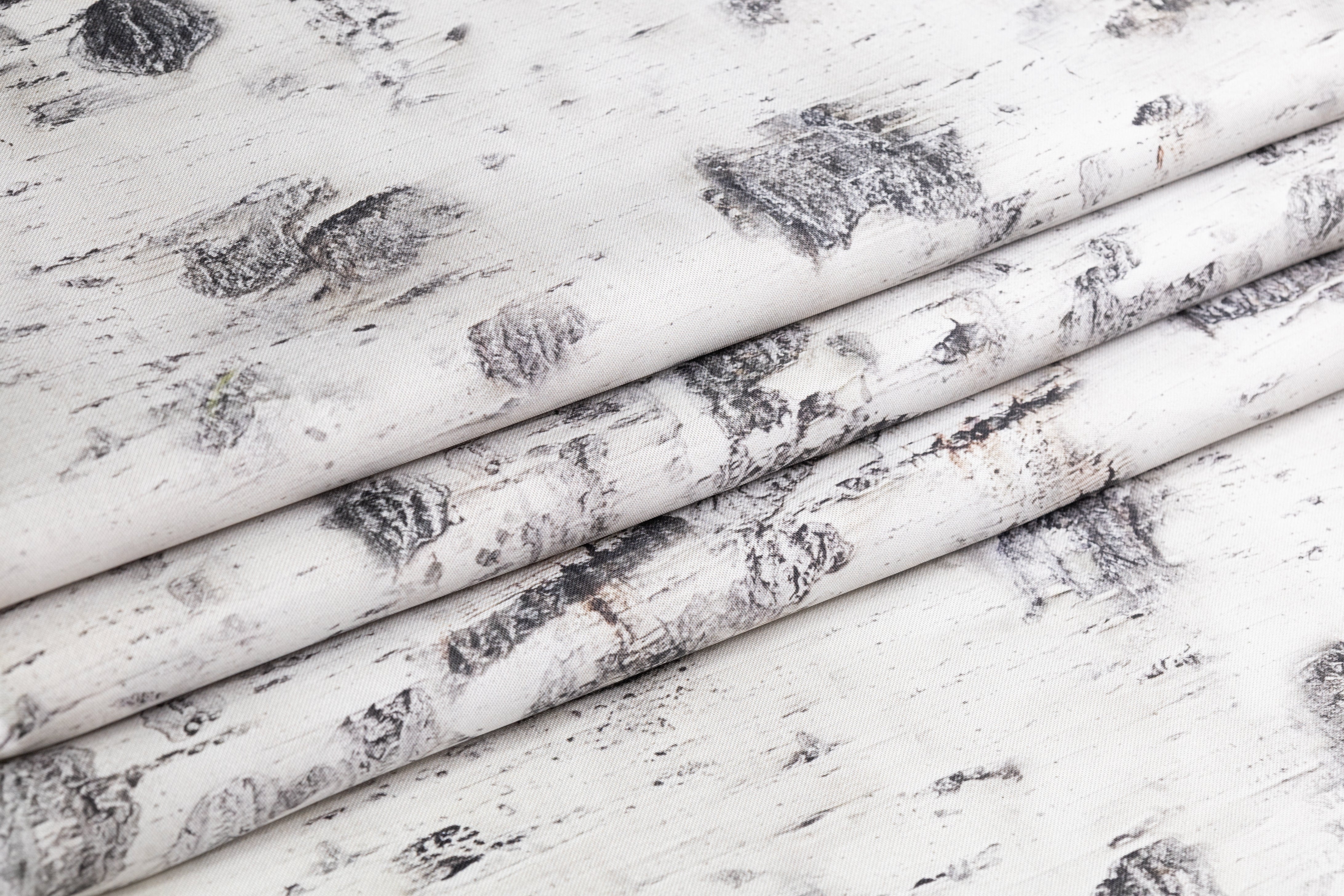 Luigi Verga - Abstract Italian Silk Mikado - Gray
