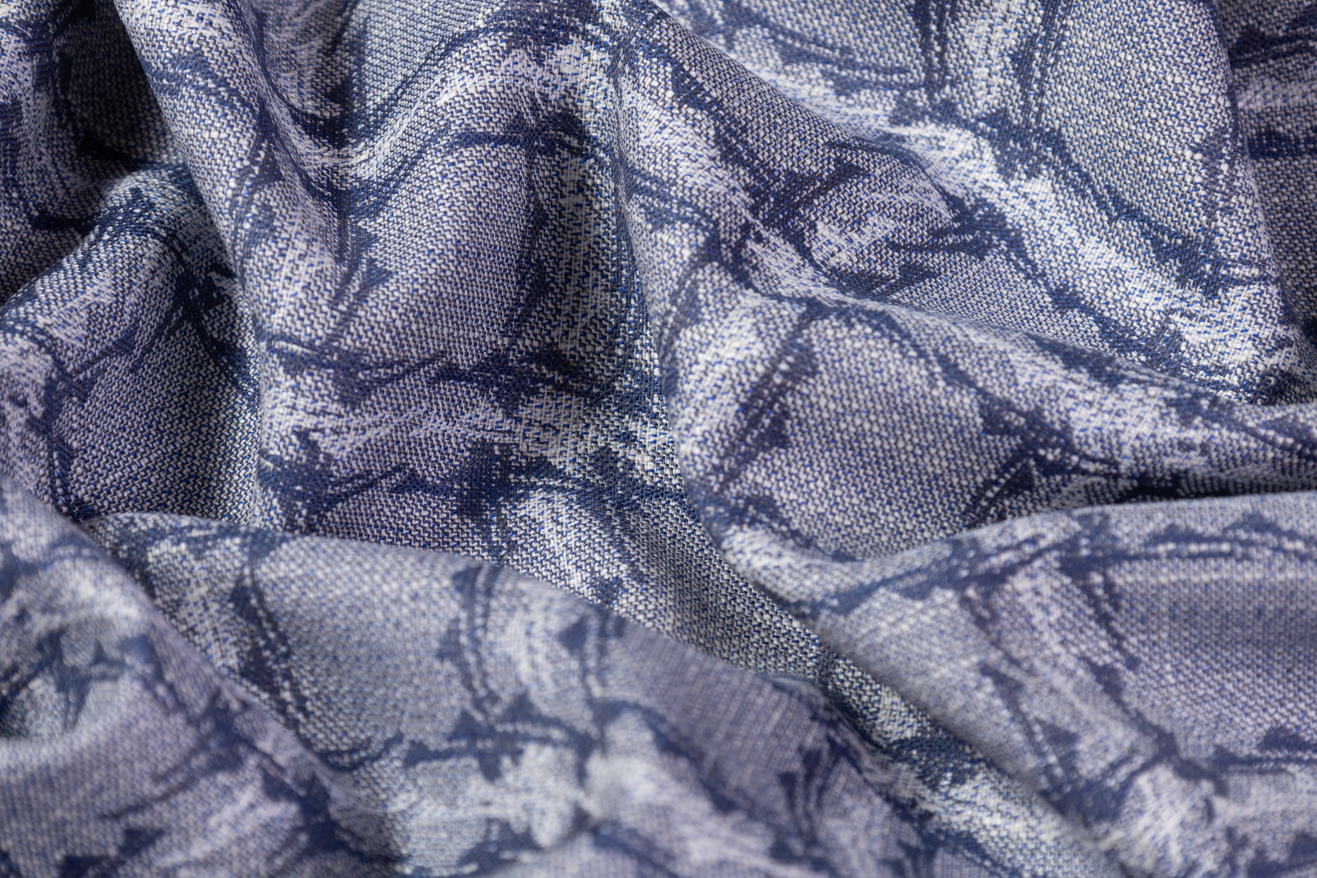 Armani - Checked Italian Wool Suiting - Blue Gray