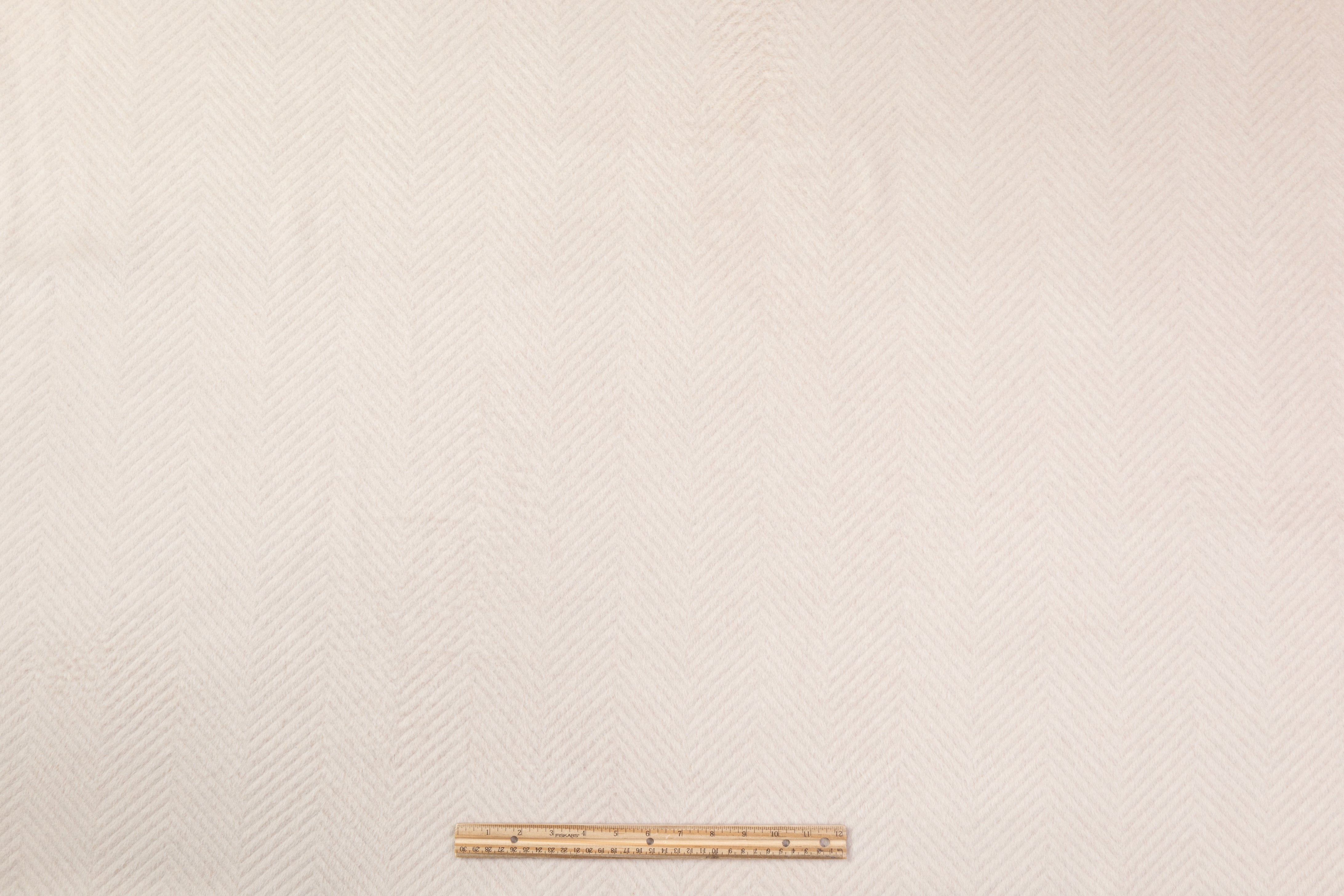 Herringbone Wool Coating - Beige