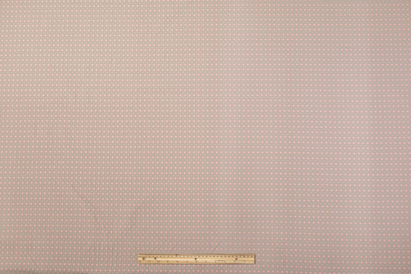 Dotted Cotton Brocade - Pink / Gray