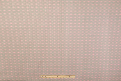 Dotted Cotton Brocade - Pink / Gray