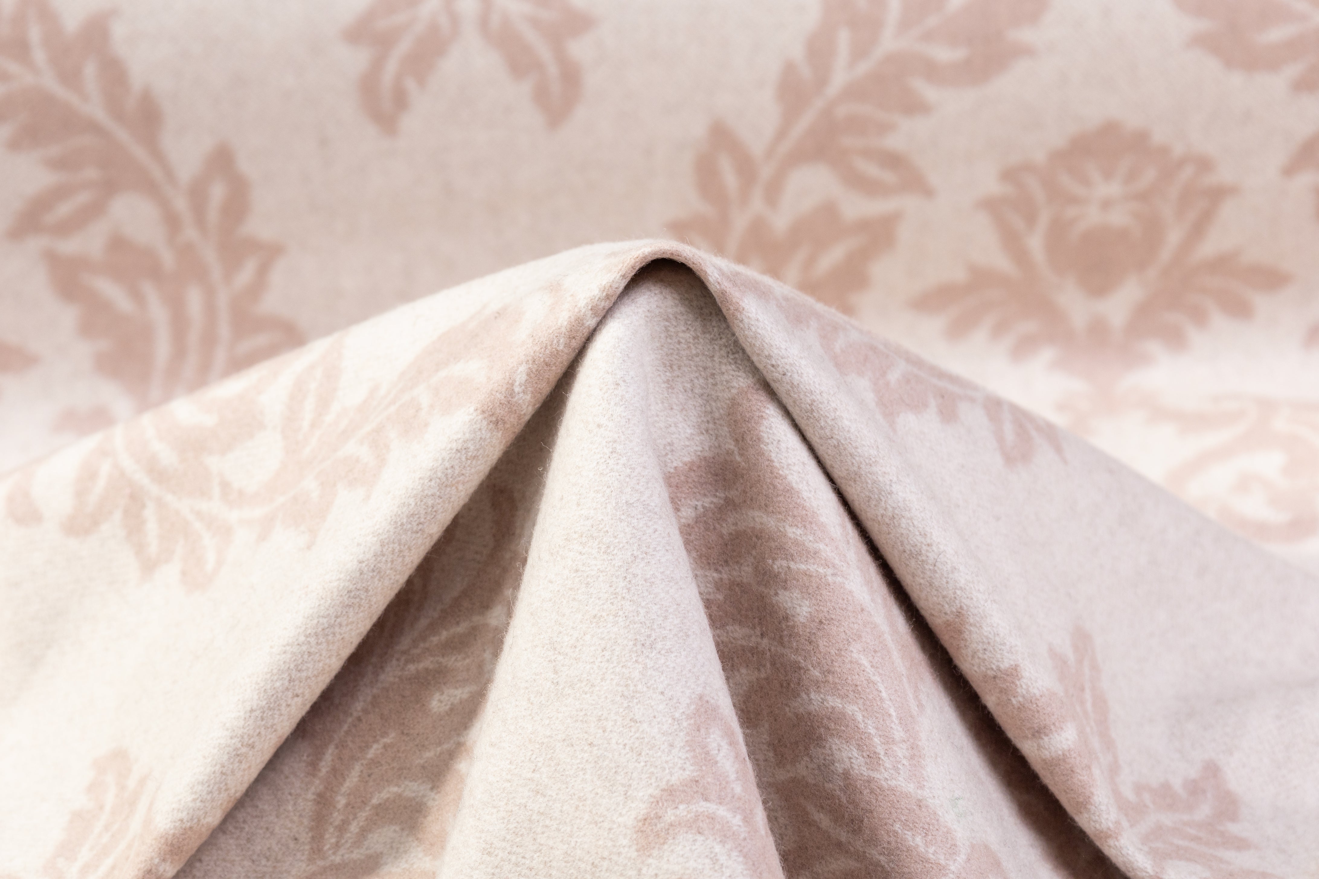 Etro - Double Faced Italian Damask Wool Coating - Beige