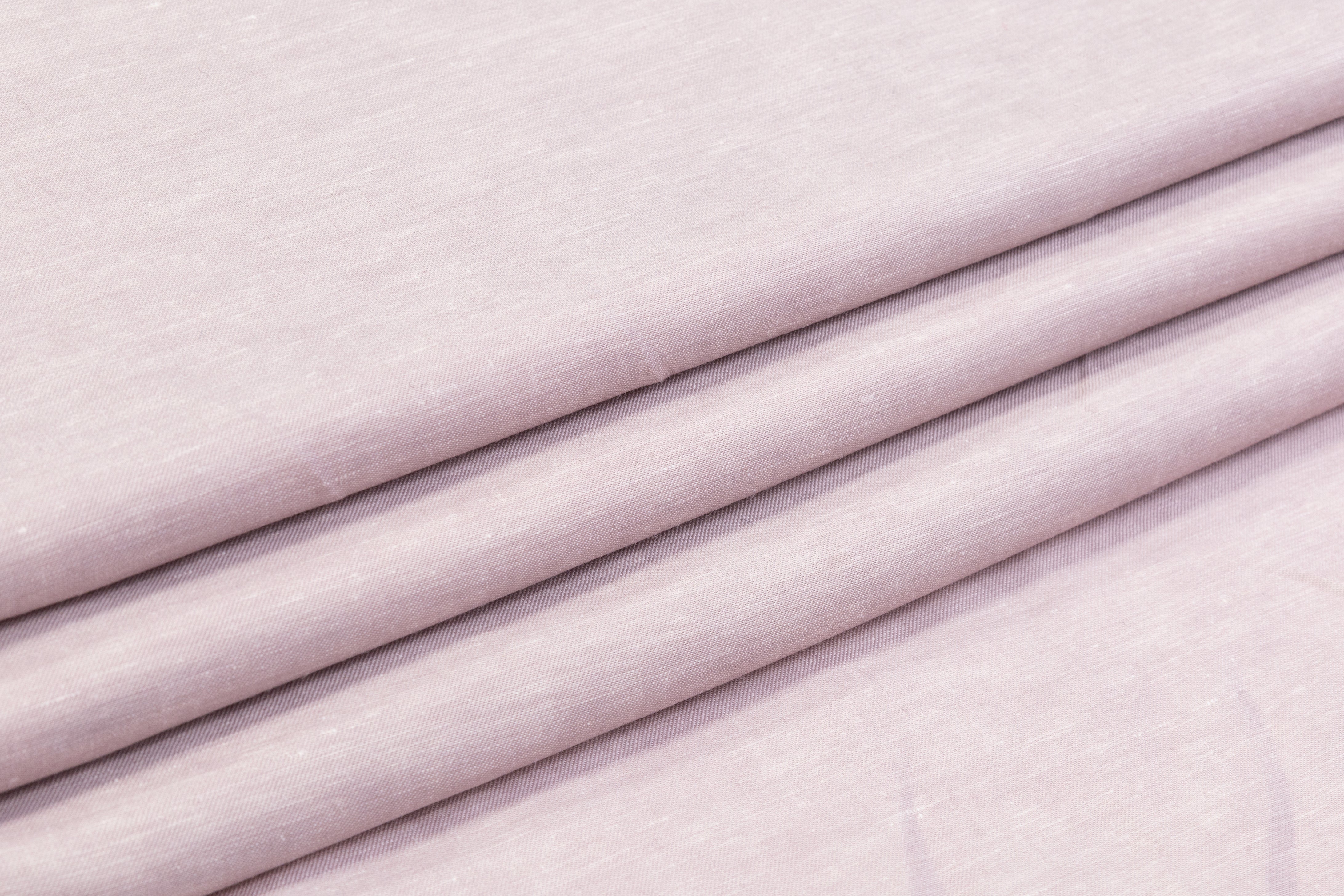 Italian Wool Linen Blend - Light Blush