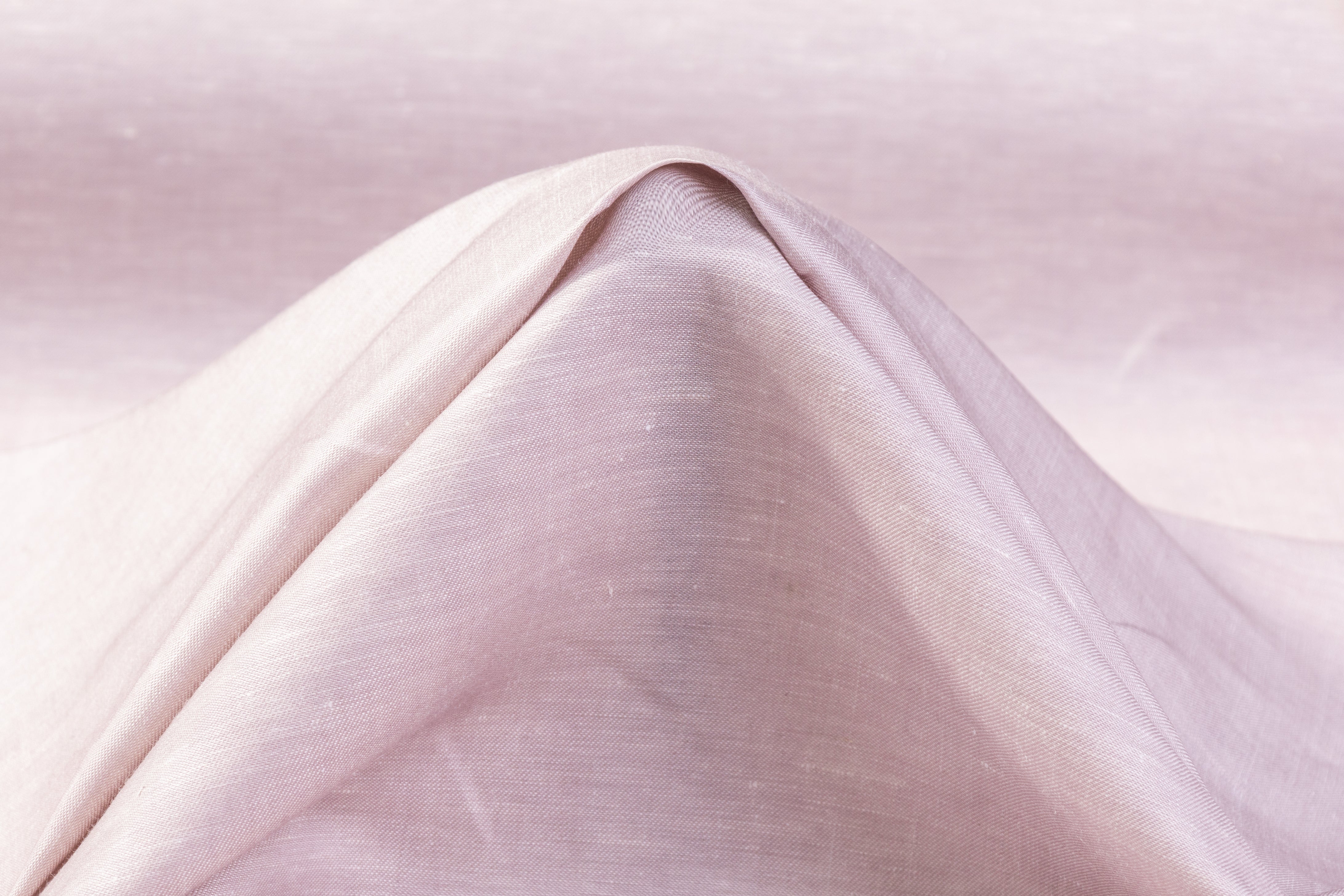 Italian Wool Linen Blend - Light Blush