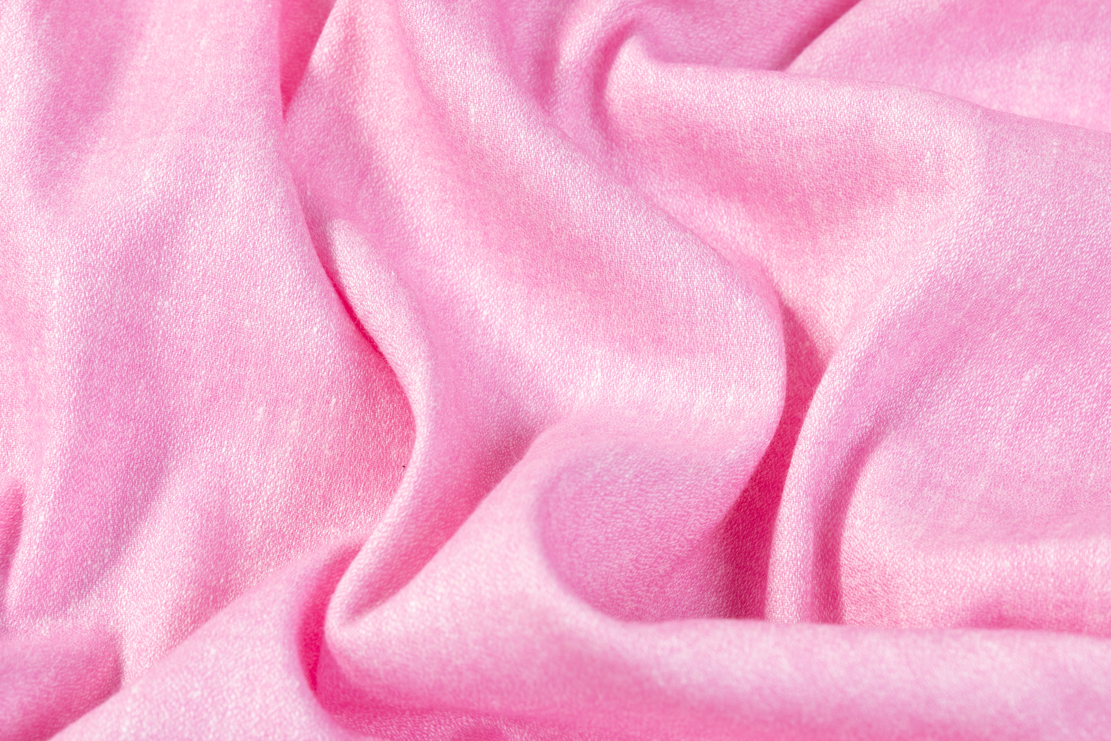 Italian Wool Linen Blend - Pink