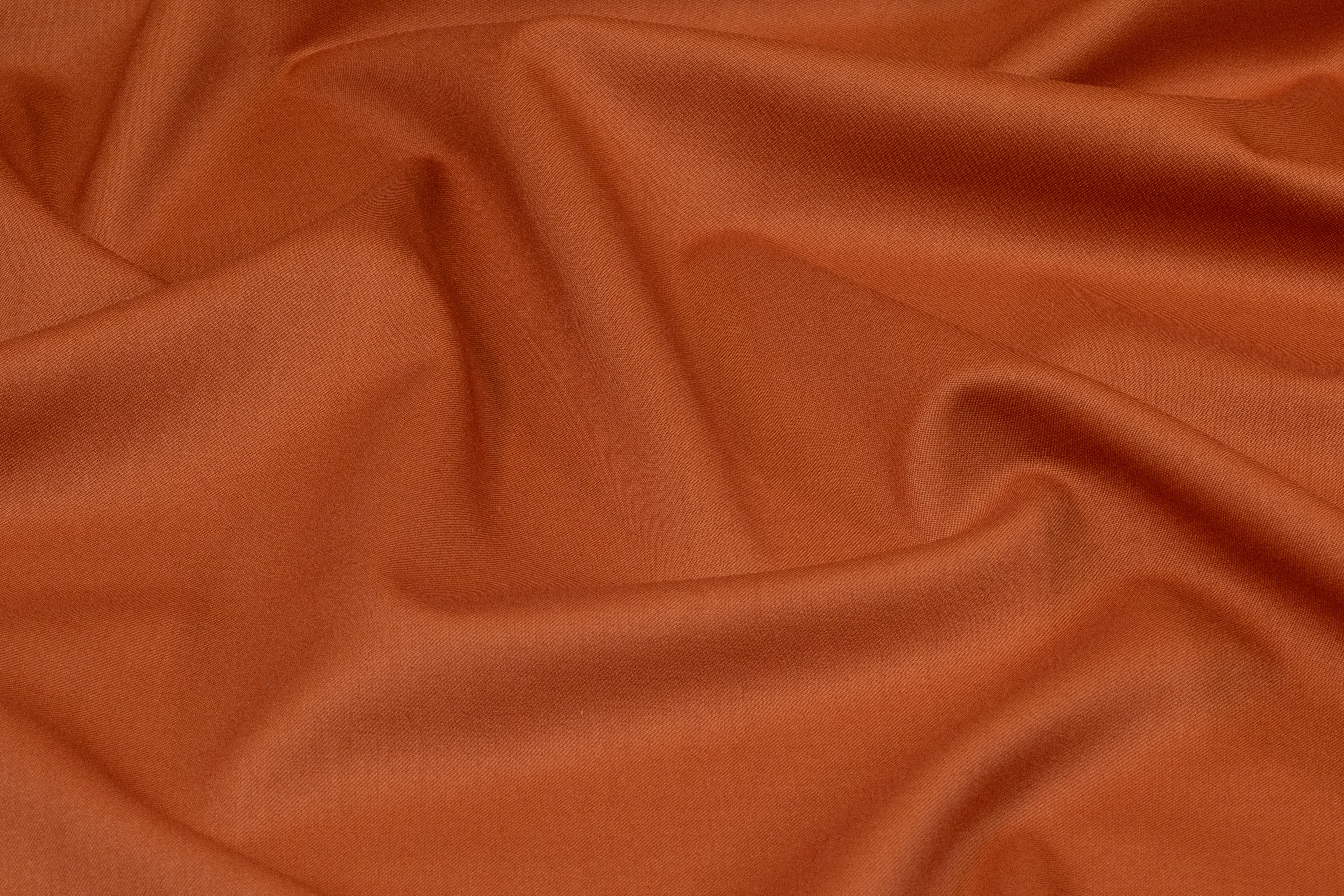 Summer Tasmania Super 130s Italian Wool Suiting - Rust