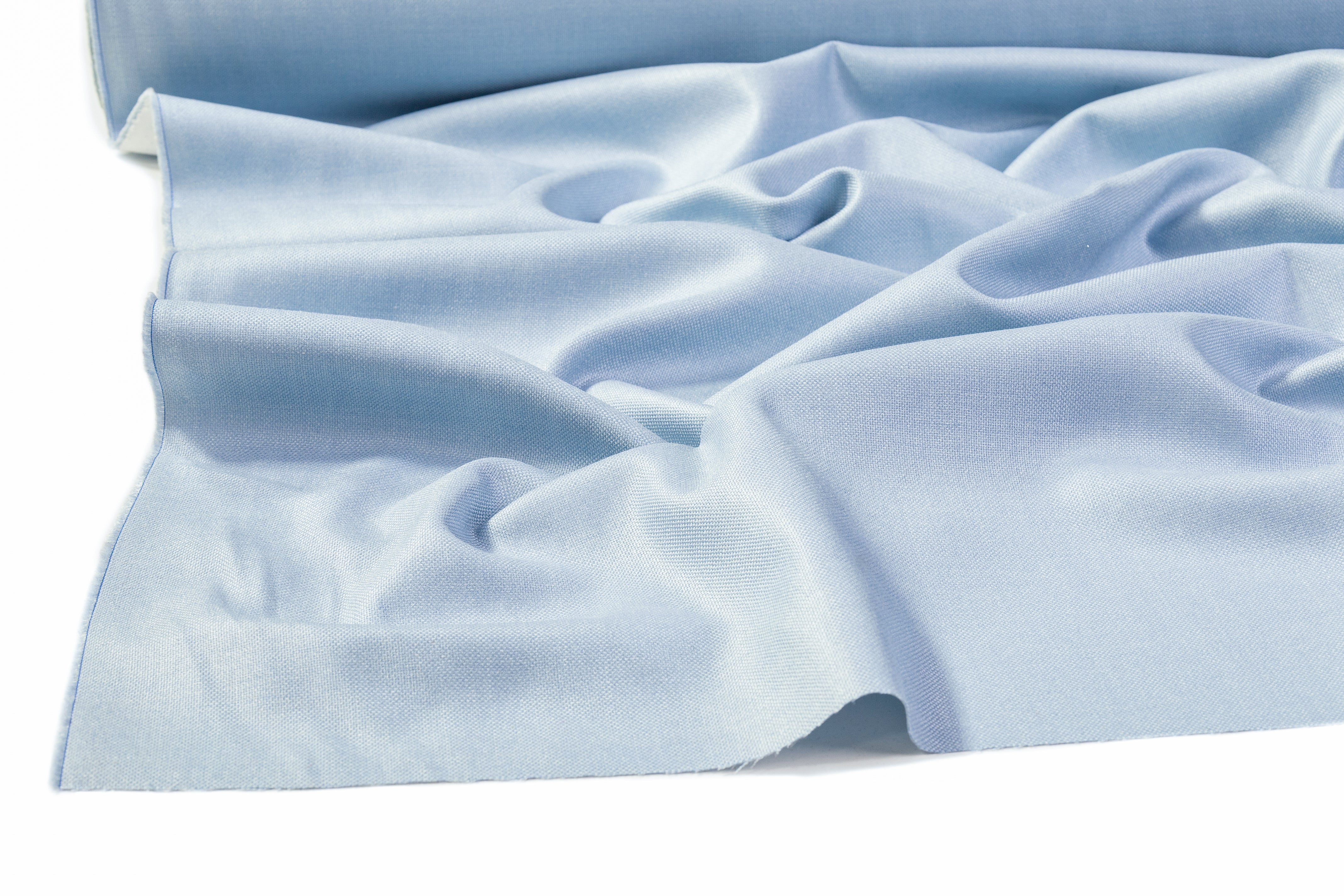 Piacenza - Fused Italian Wool Suiting - Baby Blue
