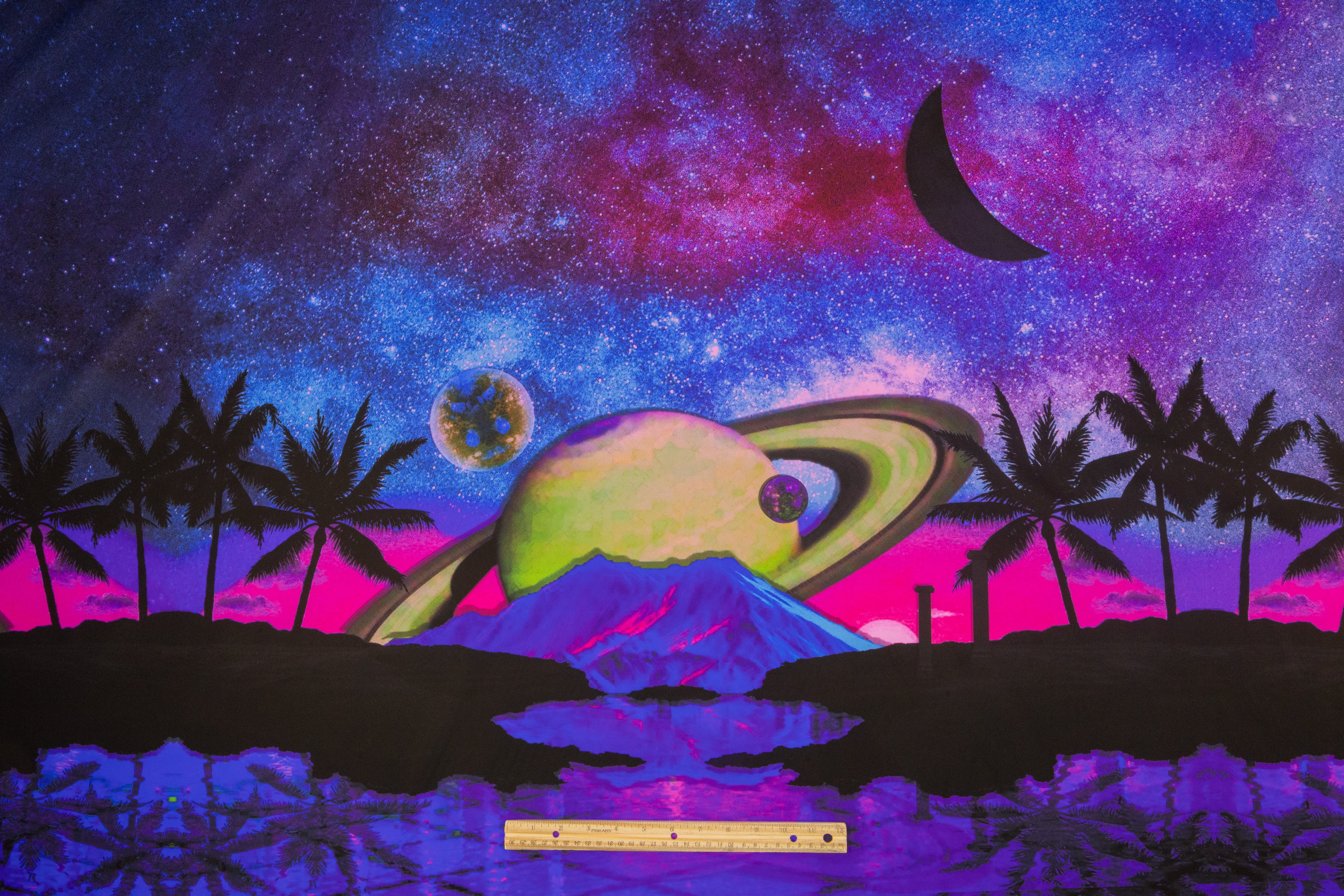 Cosmic Oasis Nylon Panel Print